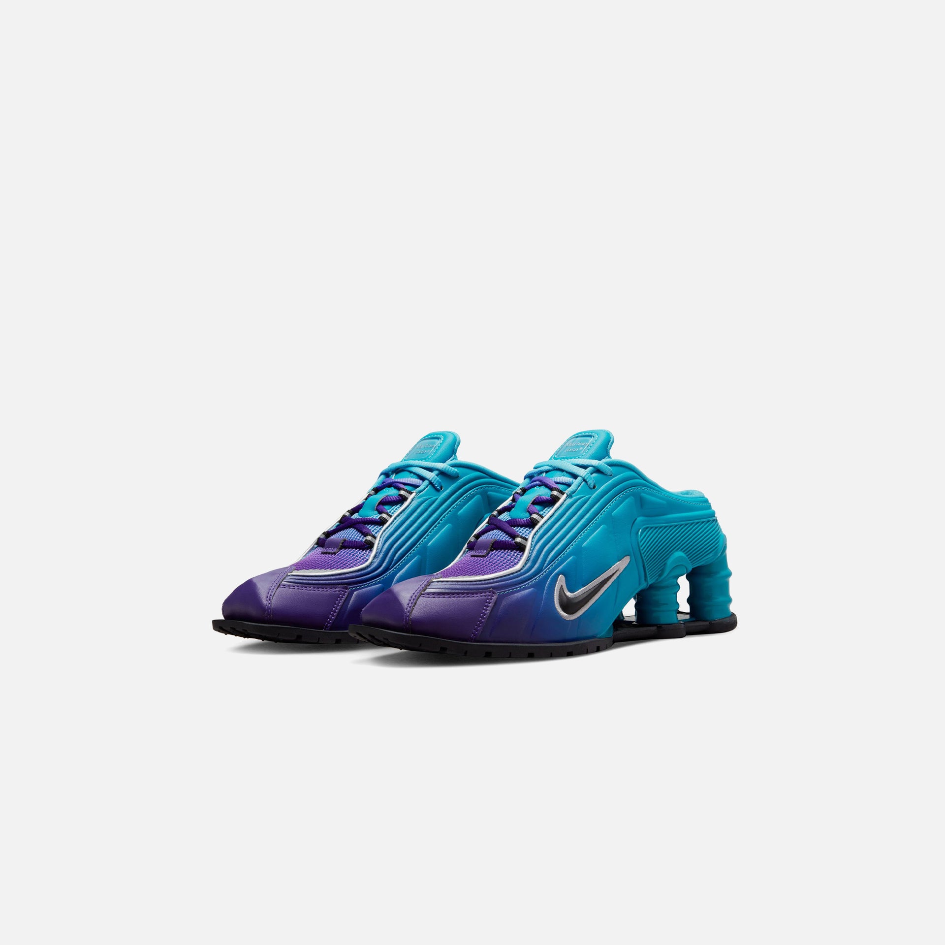 Nike x Martine Rose  WMNS Shox MR4 - Scuba Blue / Black / Metallic Silver