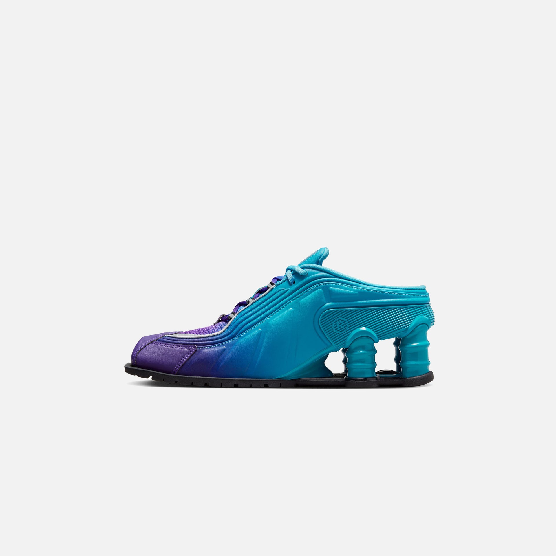 Nike x Martine Rose  WMNS Shox MR4 - Scuba Blue / Black / Metallic Silver
