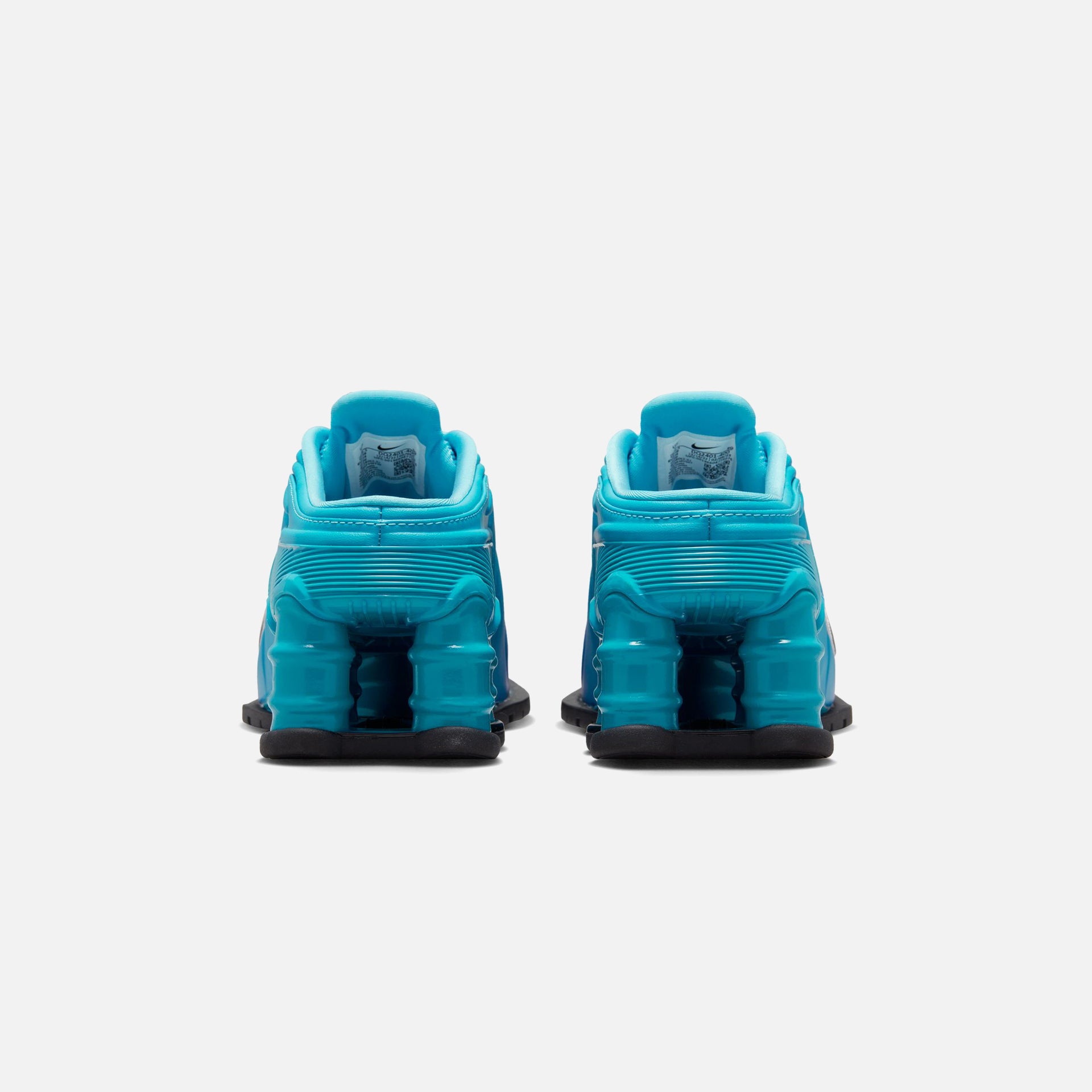 Nike x Martine Rose  WMNS Shox MR4 - Scuba Blue / Black / Metallic Silver