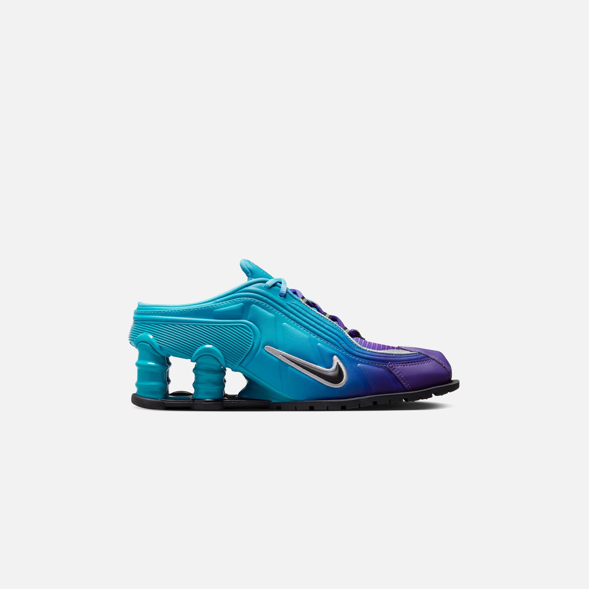 Nike x Martine Rose  WMNS Shox MR4 - Scuba Blue / Black / Metallic Silver
