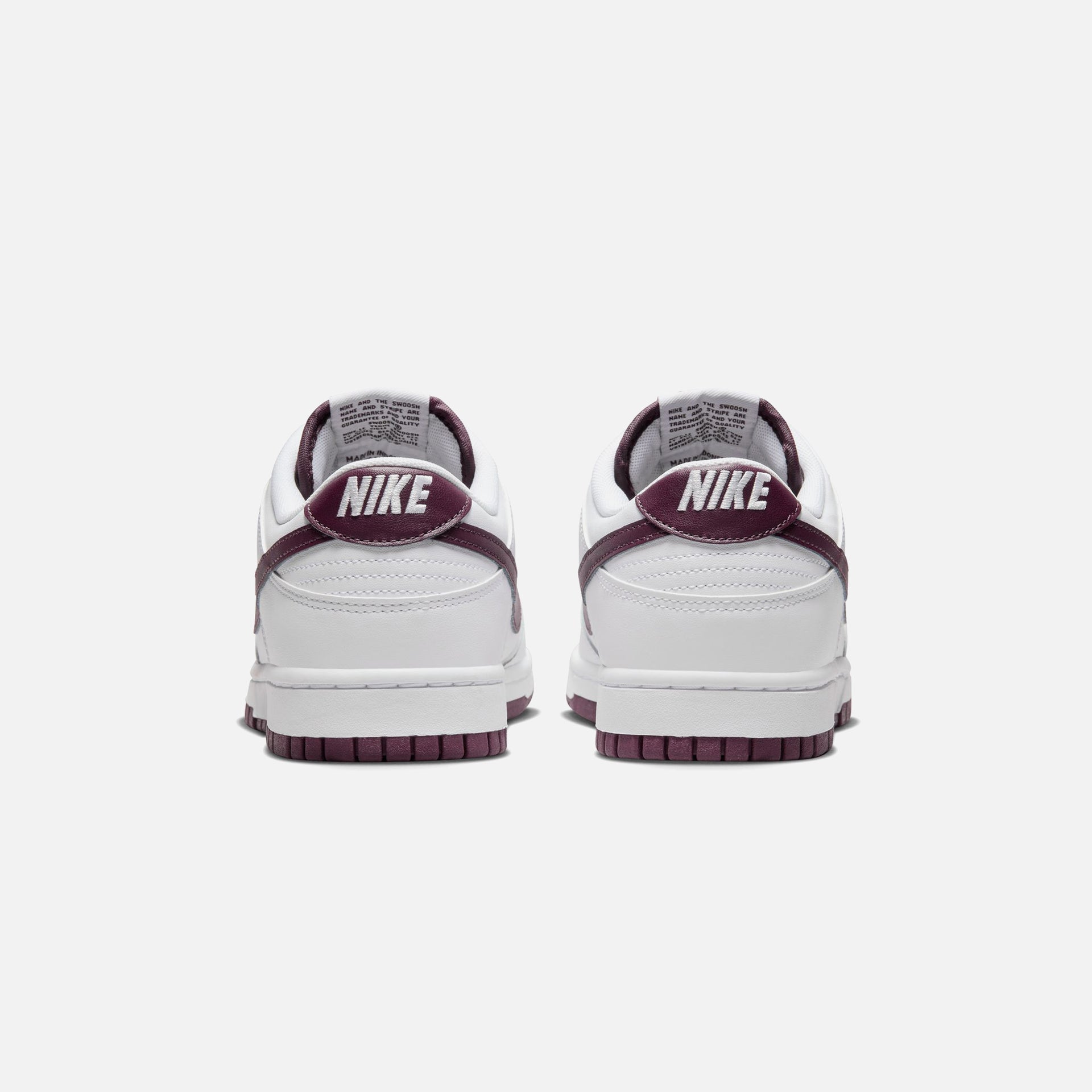 Nike Dunk Low Retro - White / Night Maroon