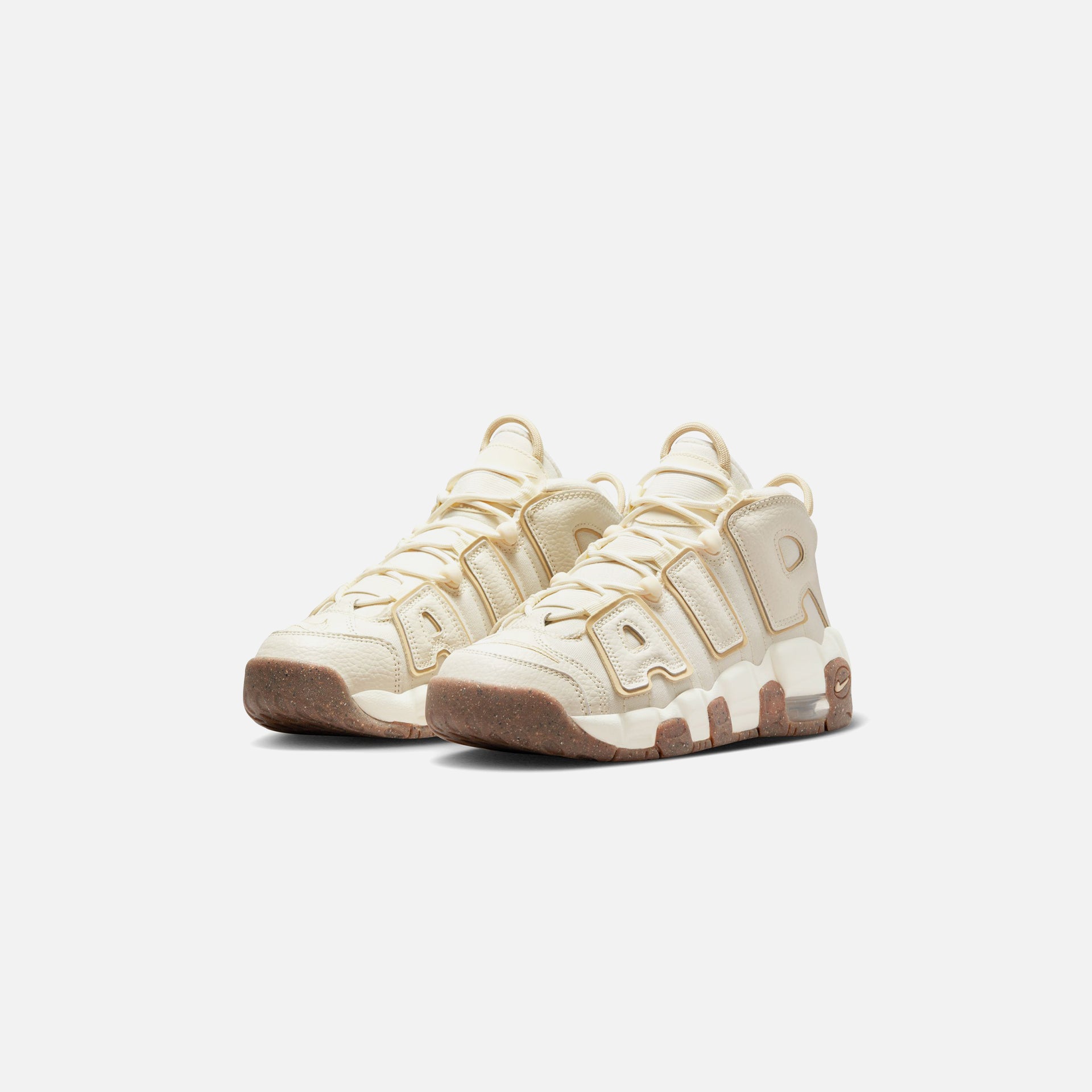 Nike Air More Uptempo  -  Coconut  Milk / Team Gol
