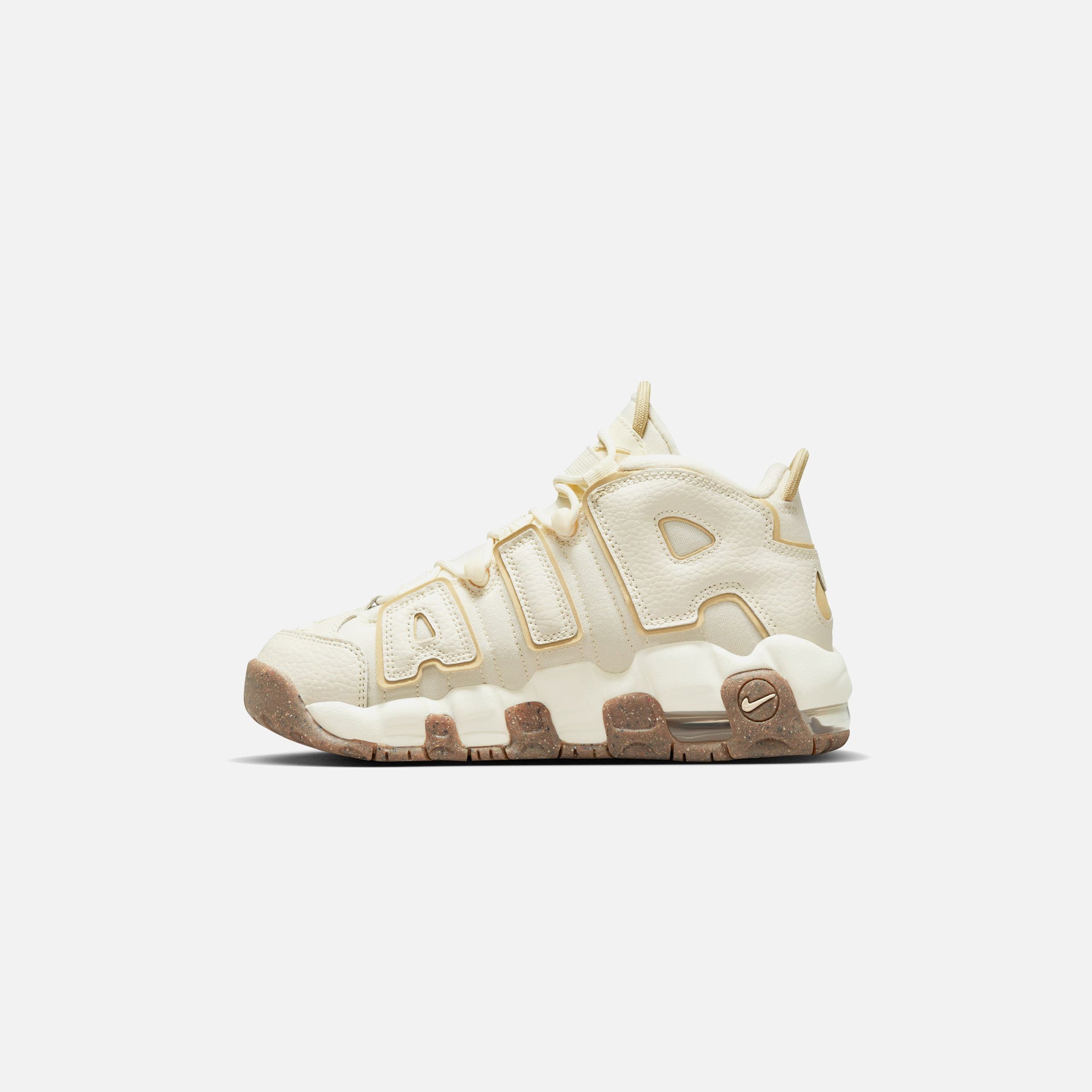 Nike Air More Uptempo  -  Coconut  Milk / Team Gol