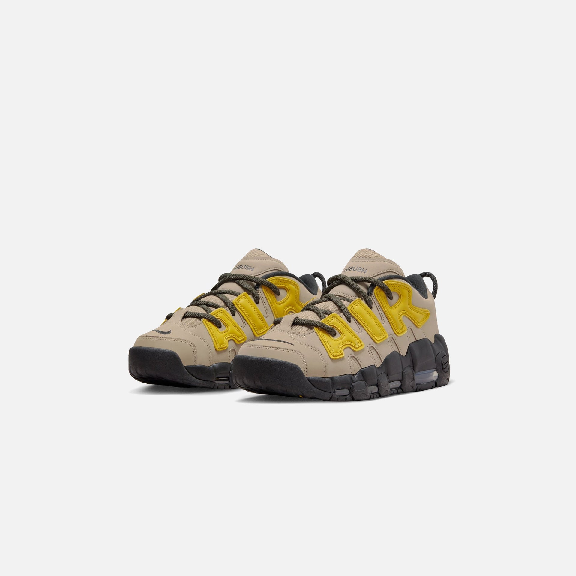 Nike x Ambush Air More Uptempo Low SP - Limestone / Vivid Sulfur