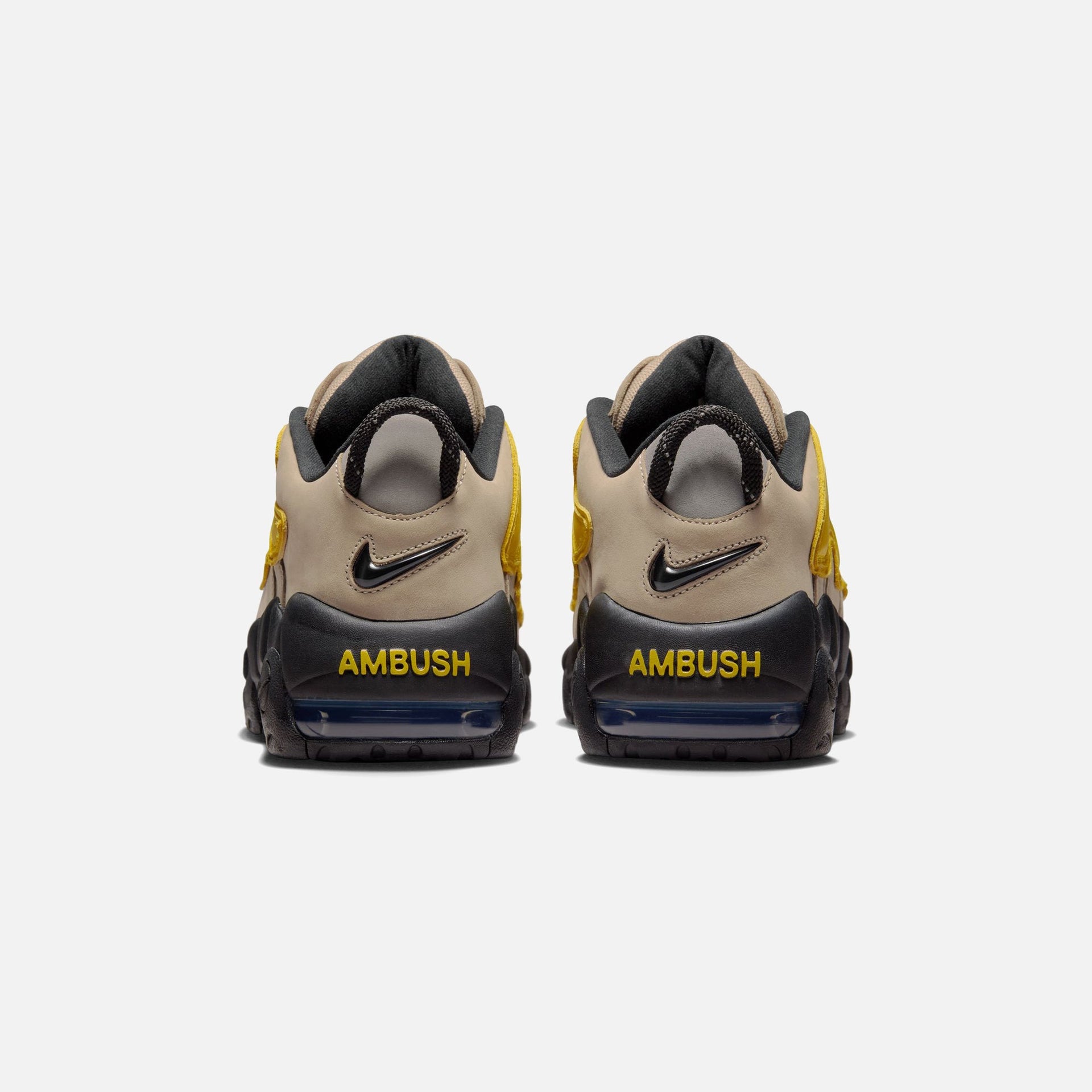 Nike x Ambush Air More Uptempo Low SP - Limestone / Vivid Sulfur