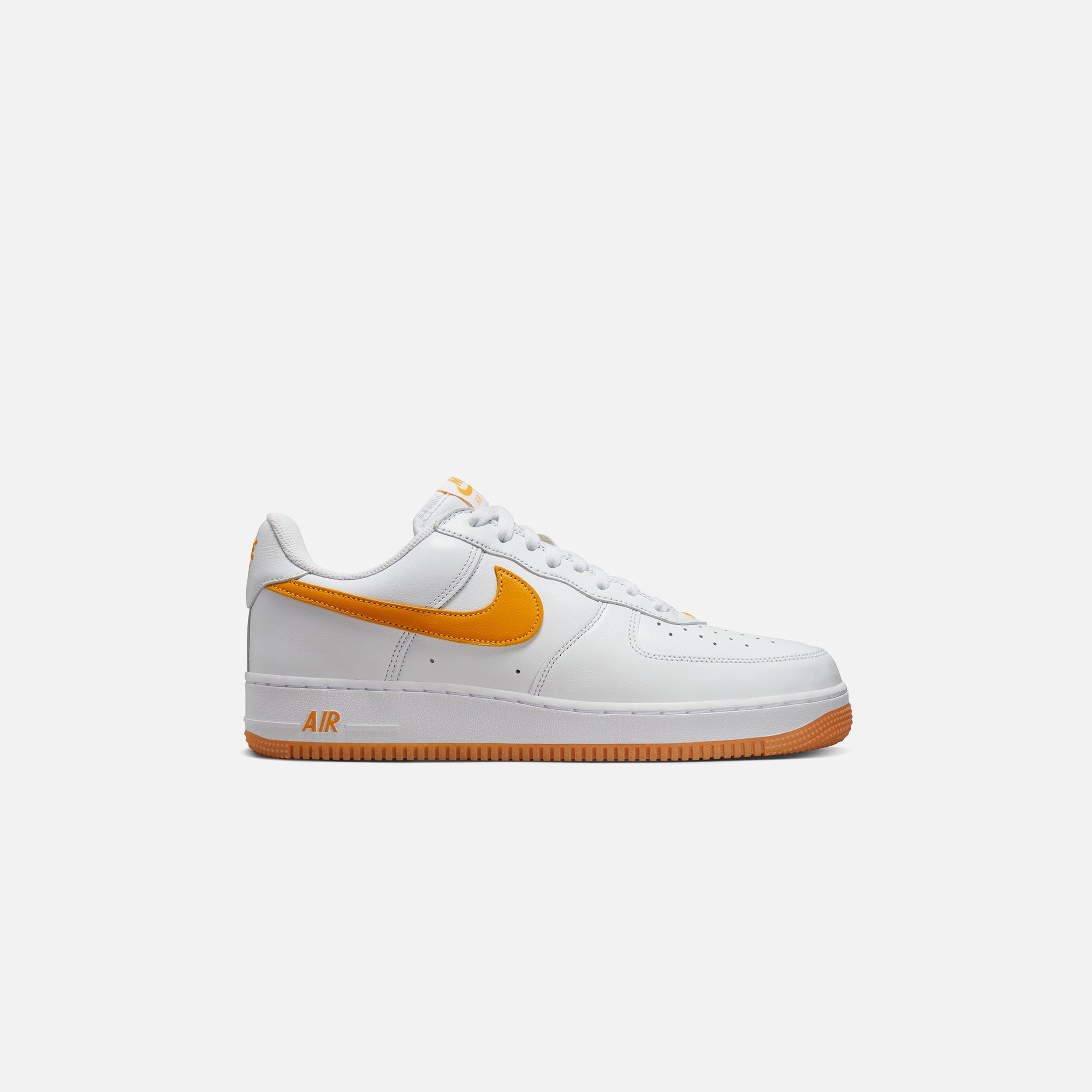 Nike air force 1 low white and clearance gold