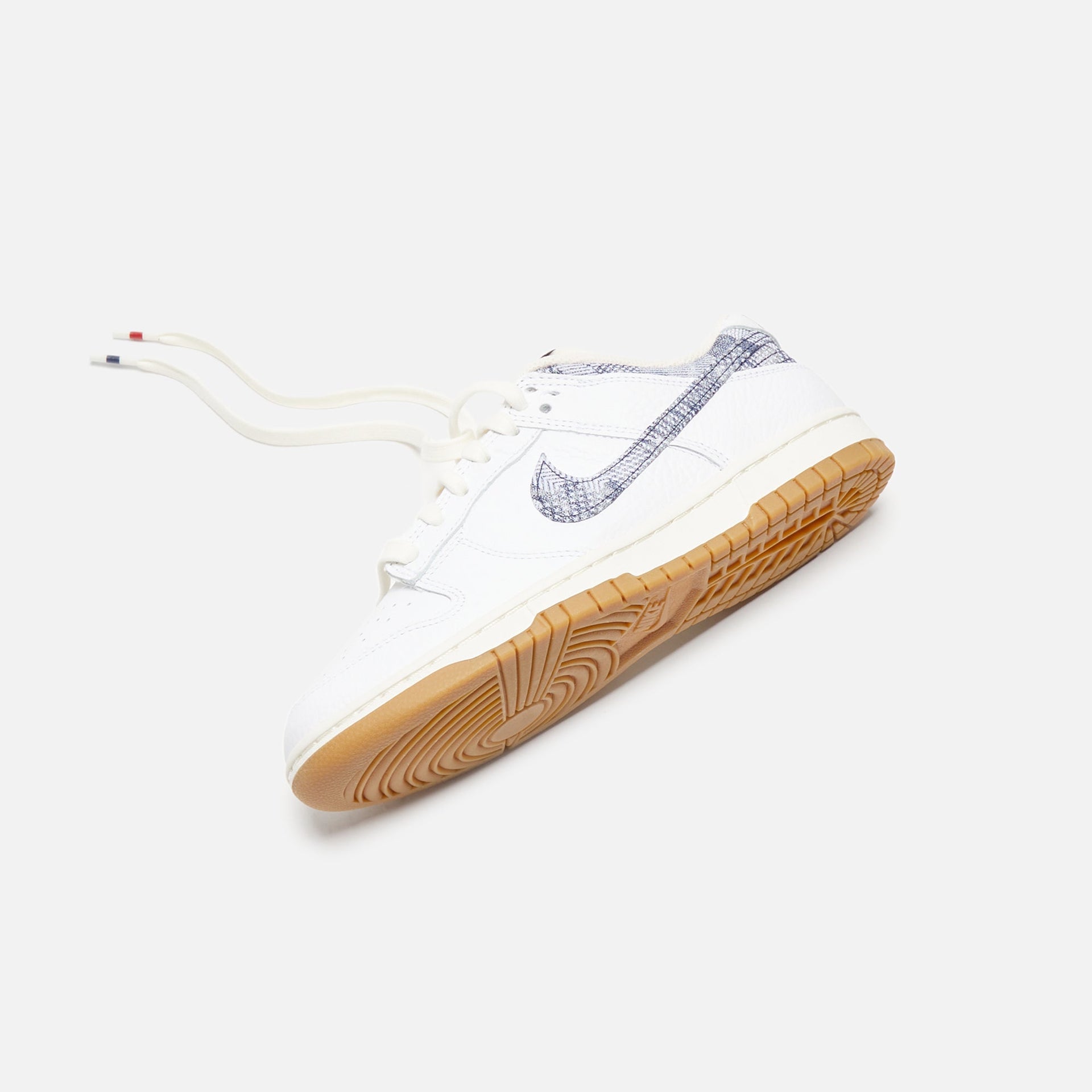 Nike Dunk Low - White / Midnight Navy / Gym Red / Sail