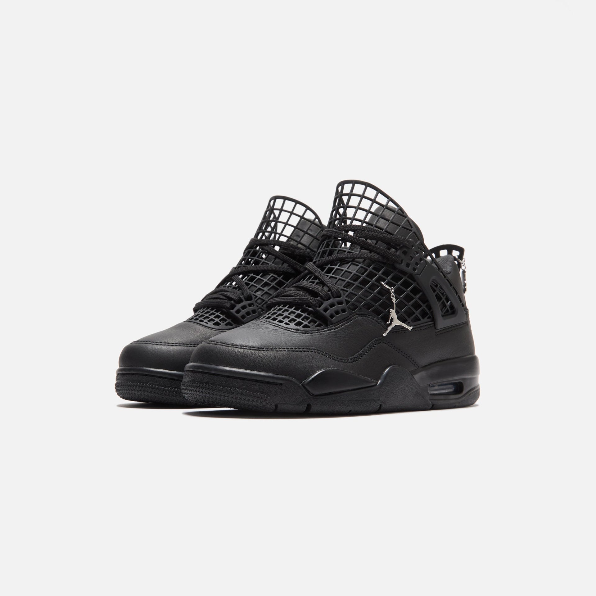 Jordan WMNS Air Jordan 4 Net - Black / Metallic Silver