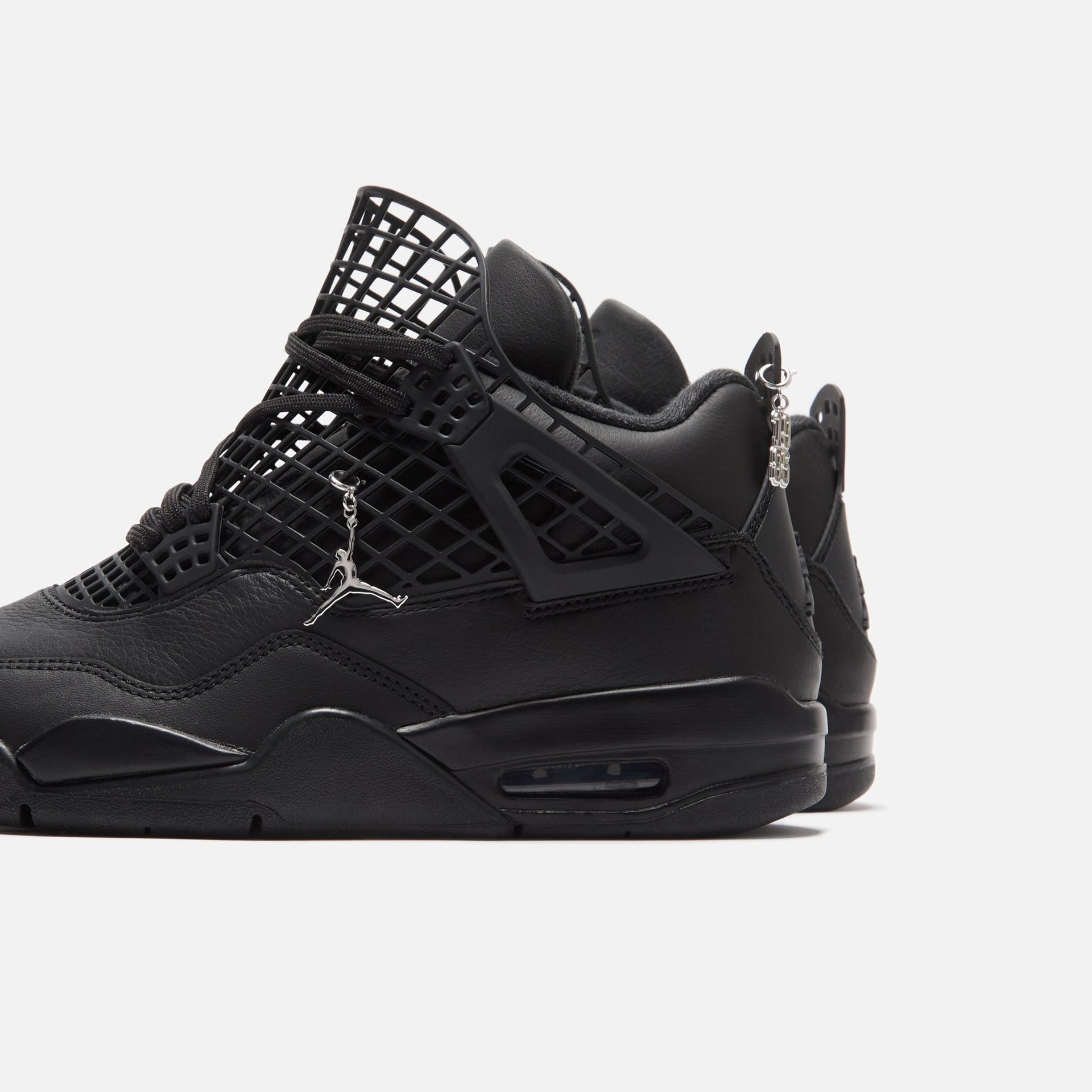 Jordan WMNS Air Jordan 4 Net - Black / Metallic Silver