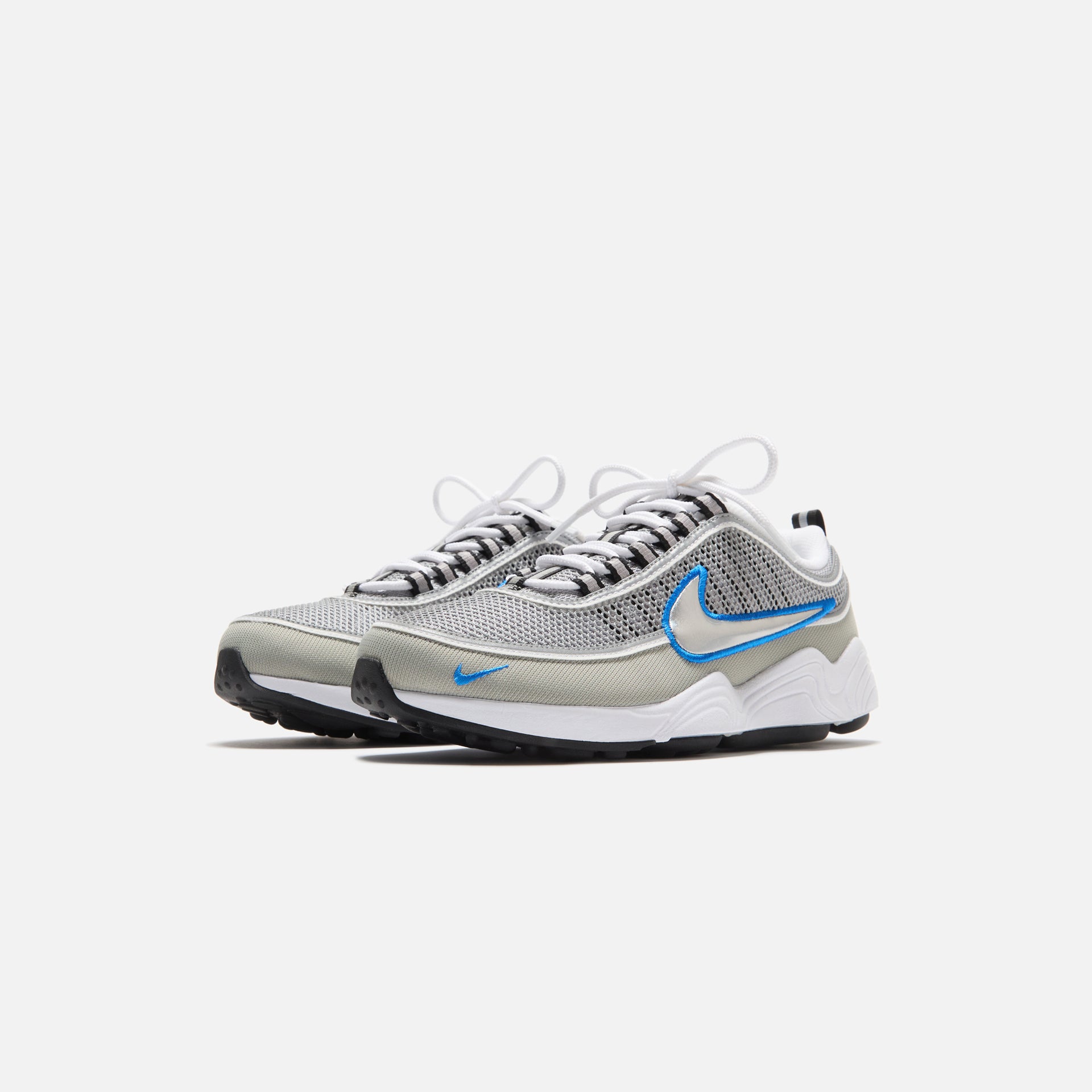 Nike Air Zoom Spiridon - Metallic Silver / Signal Blue