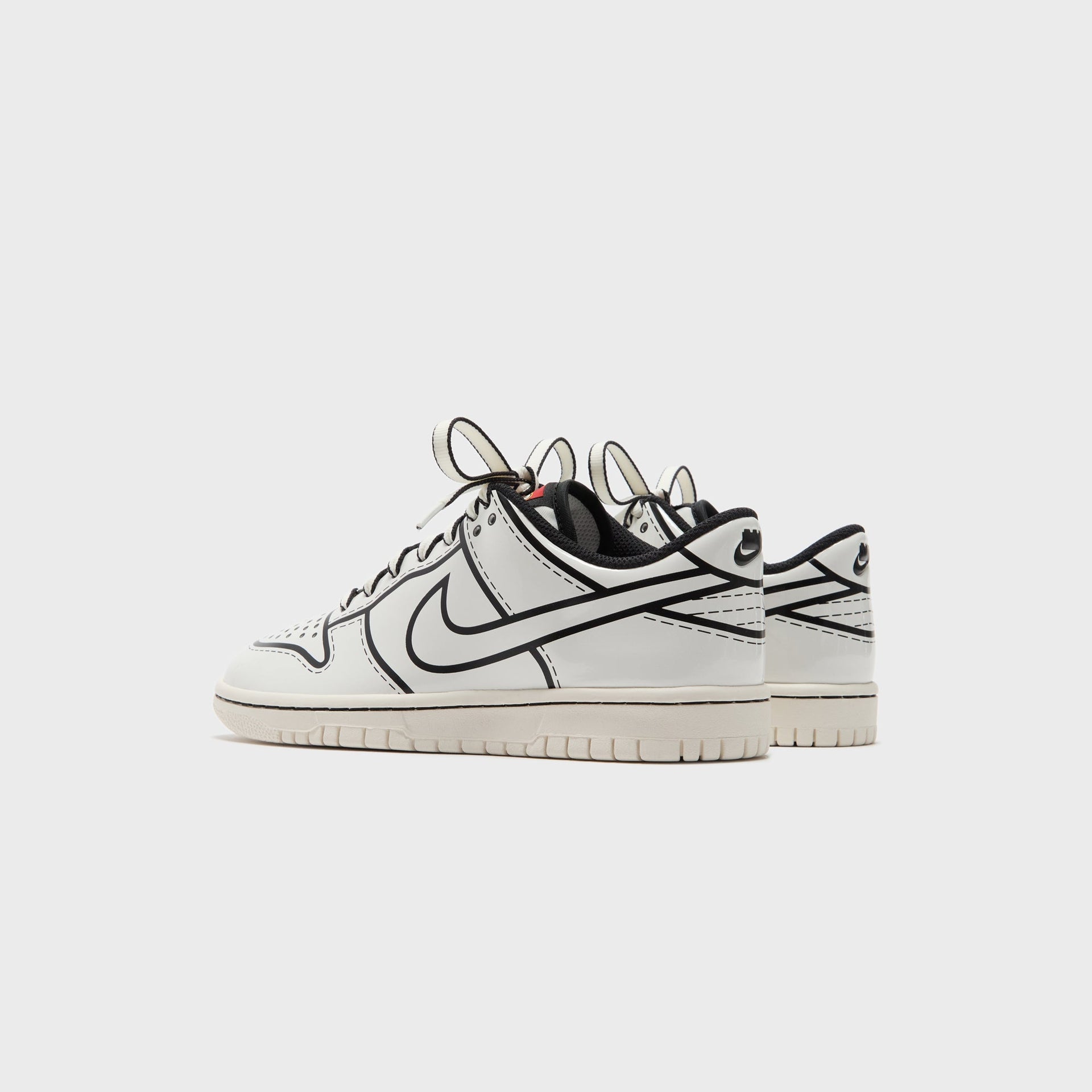 Nike x LEGO GS Dunk Low - Sail / Black / Rush Red