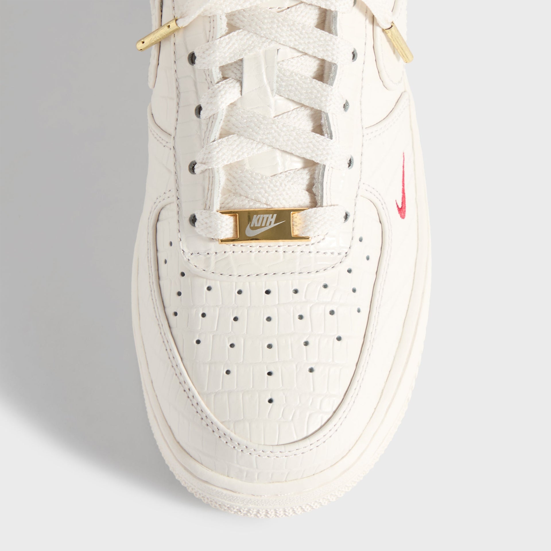 Kith for Nike GS Air Force 1 - Phantom / Black Spruce / Varsity Red