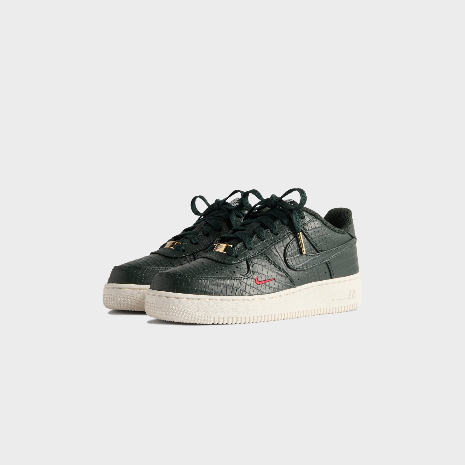 Kith for Nike GS Air Force 1 - Black Spruce / Phantom / Varsity Red