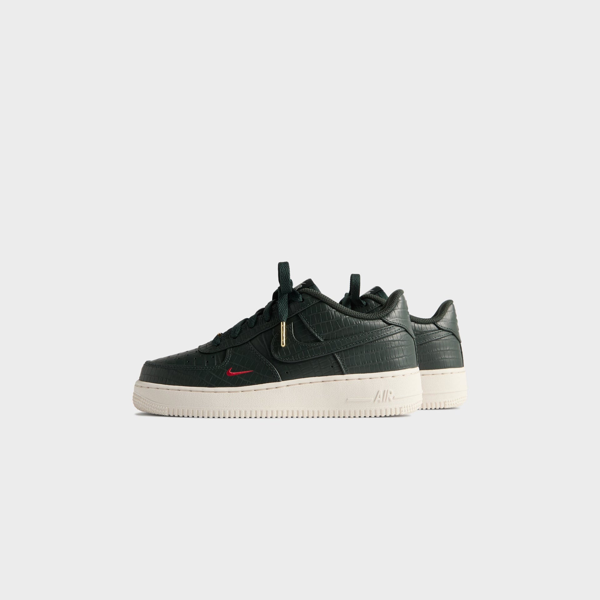 Kith for Nike GS Air Force 1 - Black Spruce / Phantom / Varsity Red