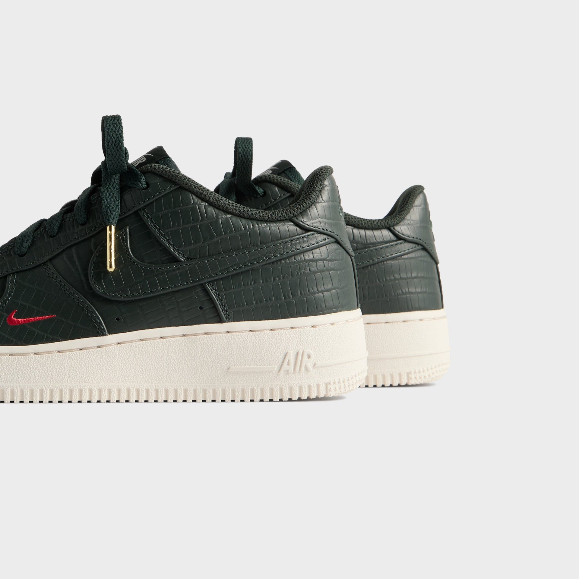 Kith for Nike GS Air Force 1 - Black Spruce / Phantom / Varsity Red