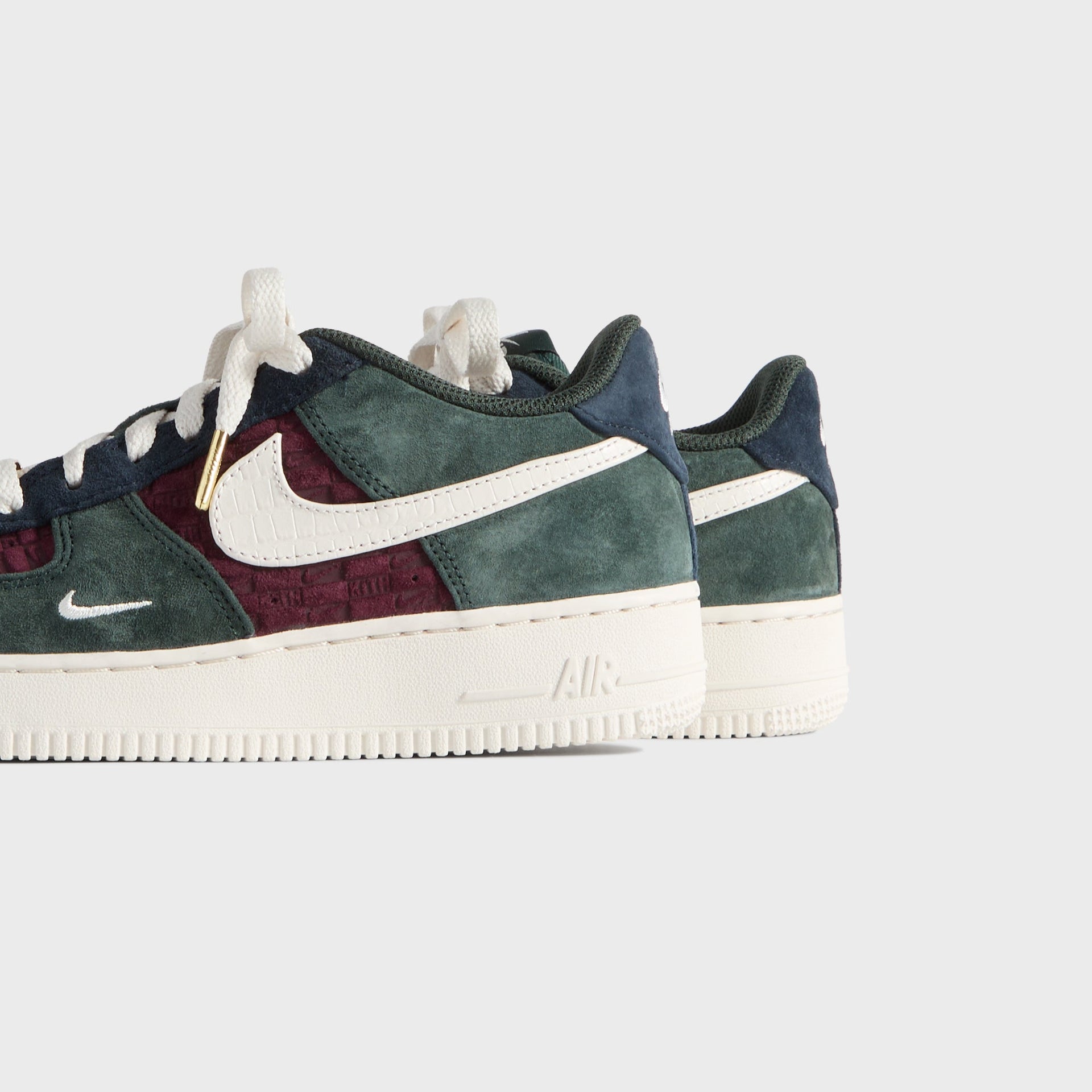 Kith for Nike GS Air Force 1 Low Lace - Night Maroon / Phantom