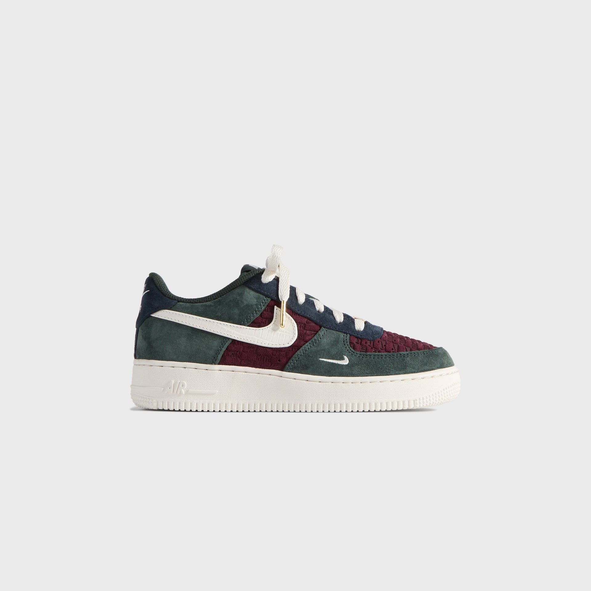 Kith for Nike GS Air Force 1 Low Lace - Night Maroon / Phantom