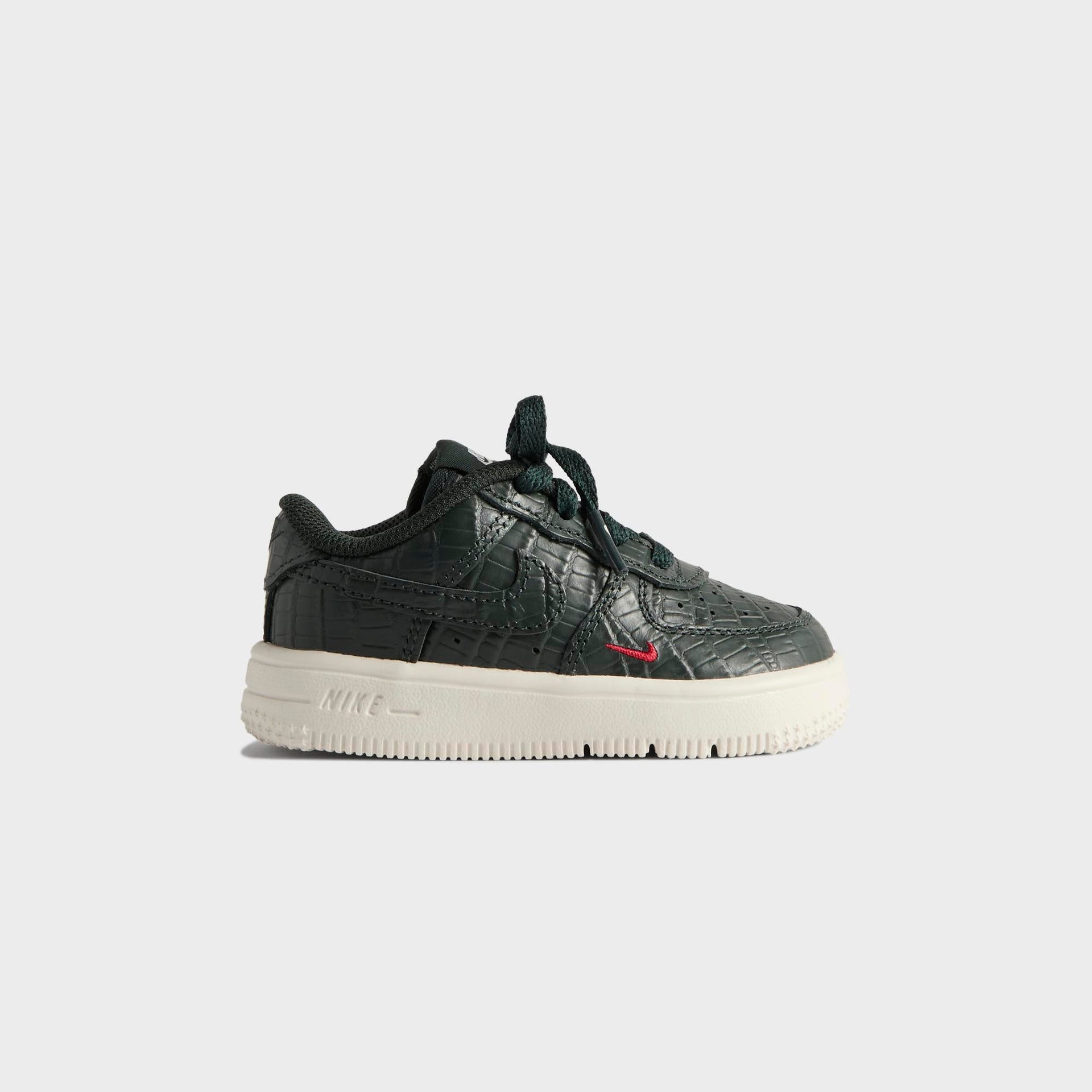 Kith for Nike TD Air Force 1 - Black Spruce / Phantom / Varsity Red