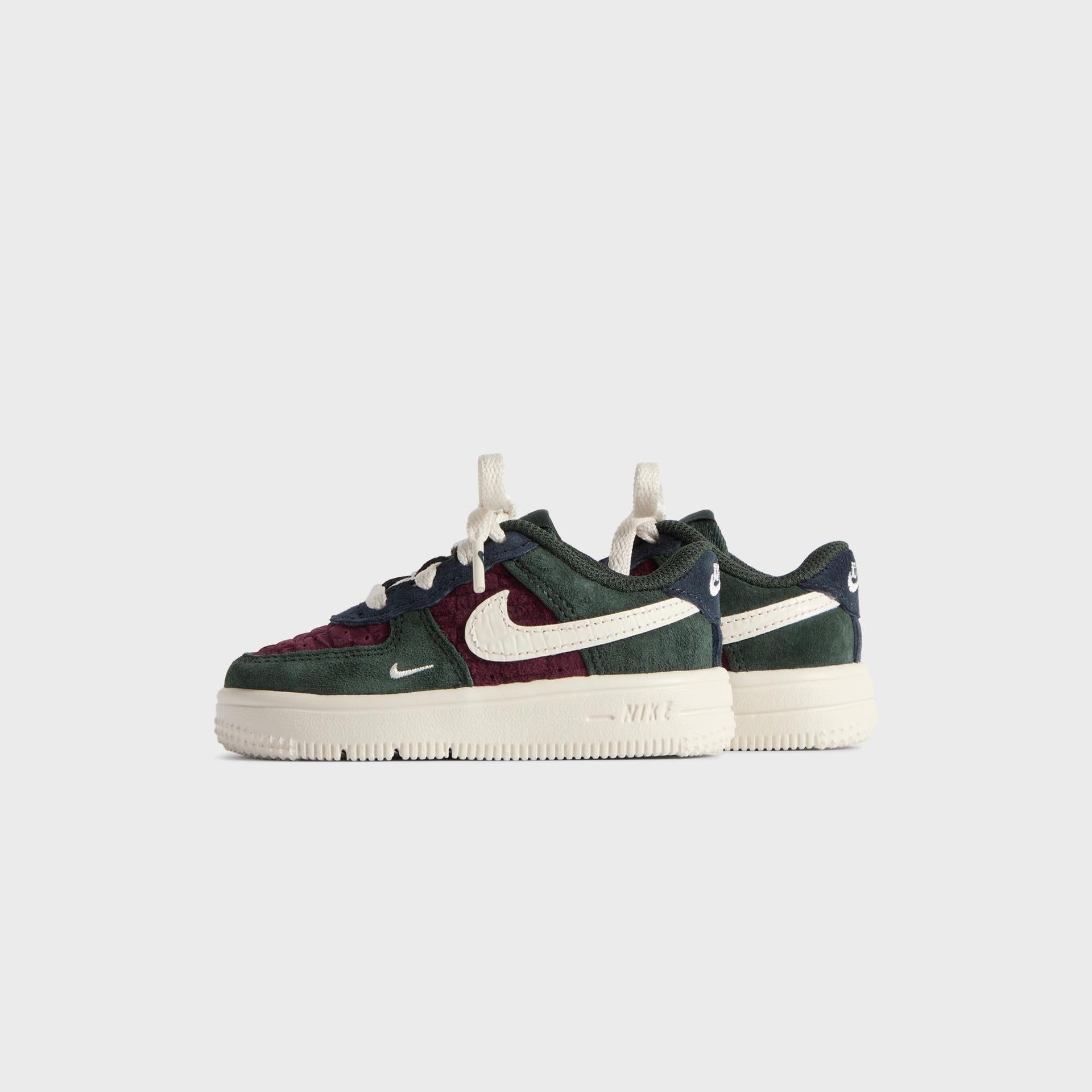 Kith for Nike TD Air Force 1 Low Lace - Night Maroon / Phantom