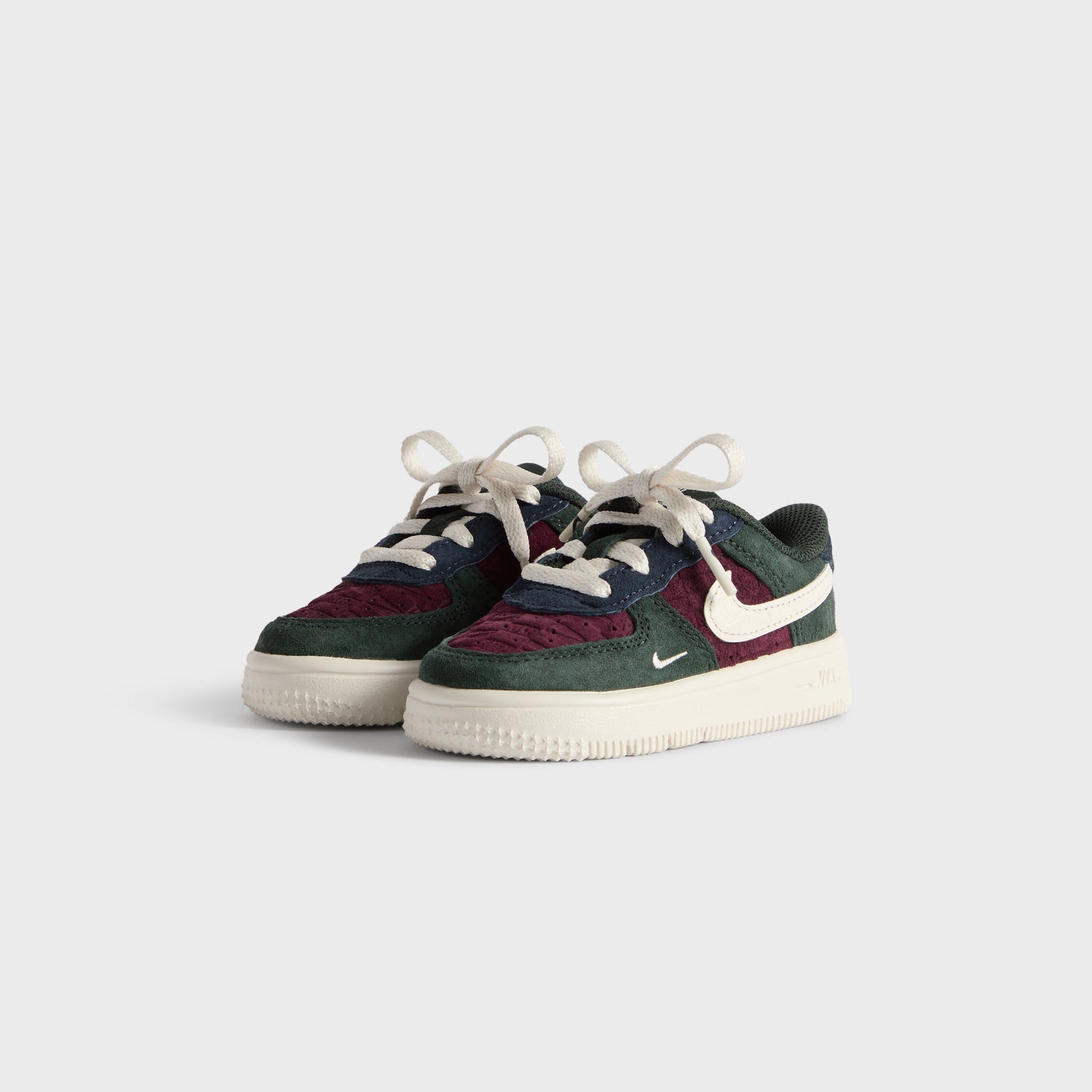 Kith for Nike TD Air Force 1 Low Lace - Night Maroon / Phantom