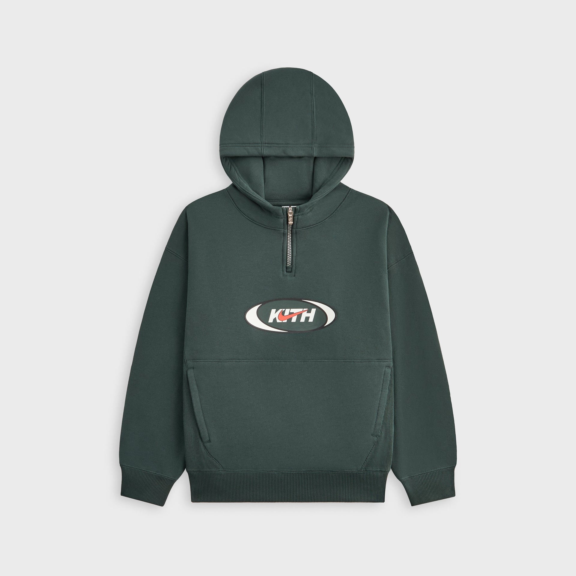 Kith Kids for Nike Quarter Zip Hoodie - Black Spruce - PH