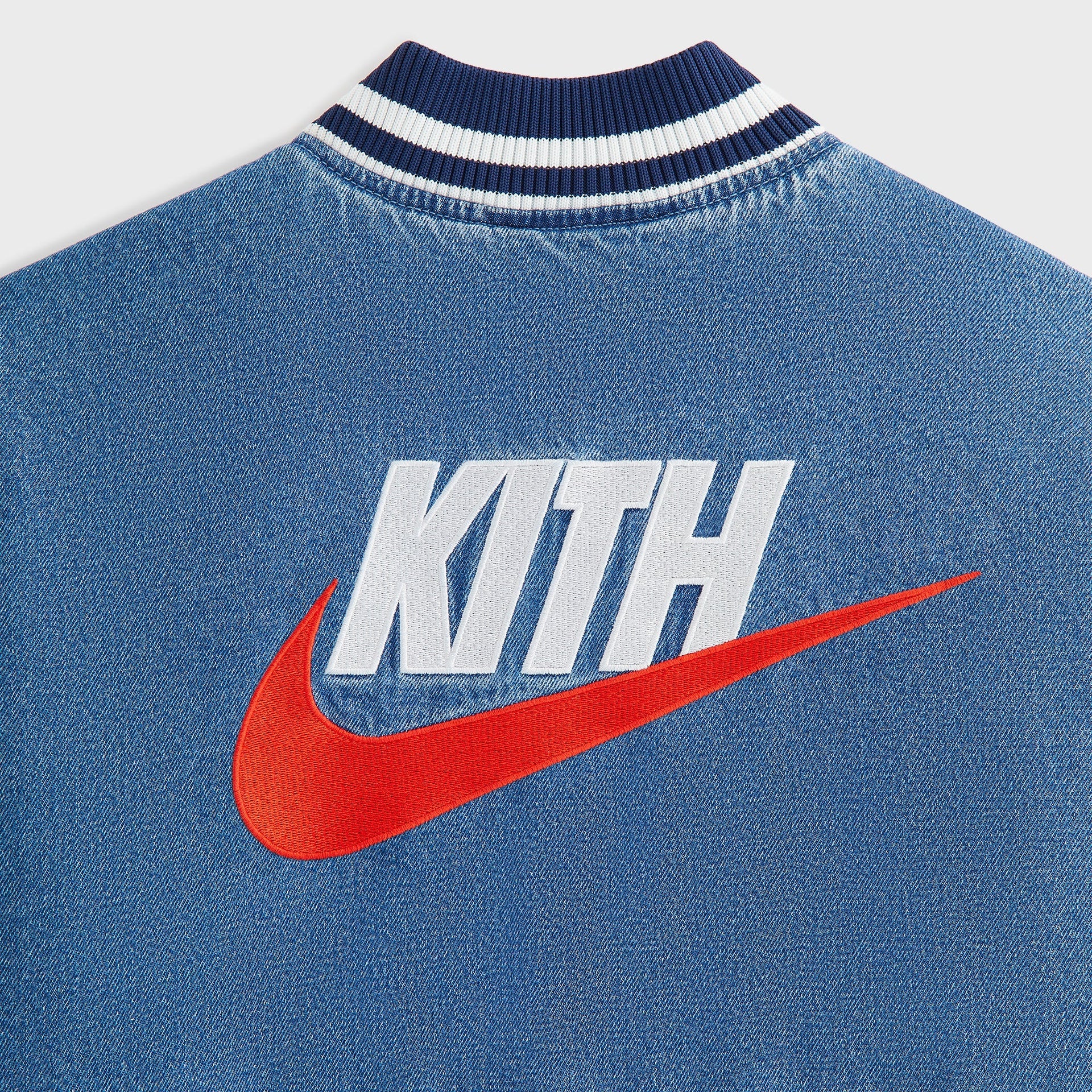 Kith Kids for Nike Denim Varsity Jacket - Mystic Navy - PH