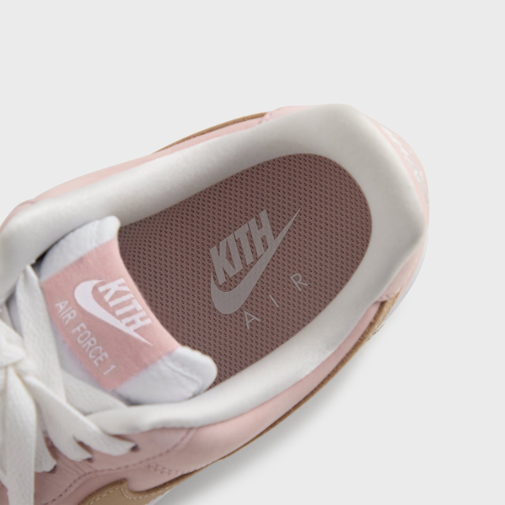 MADE-TO-ORDER | Kith for Nike Air Force 1 "Un-Linen" - Linen / Atmosphere / White
