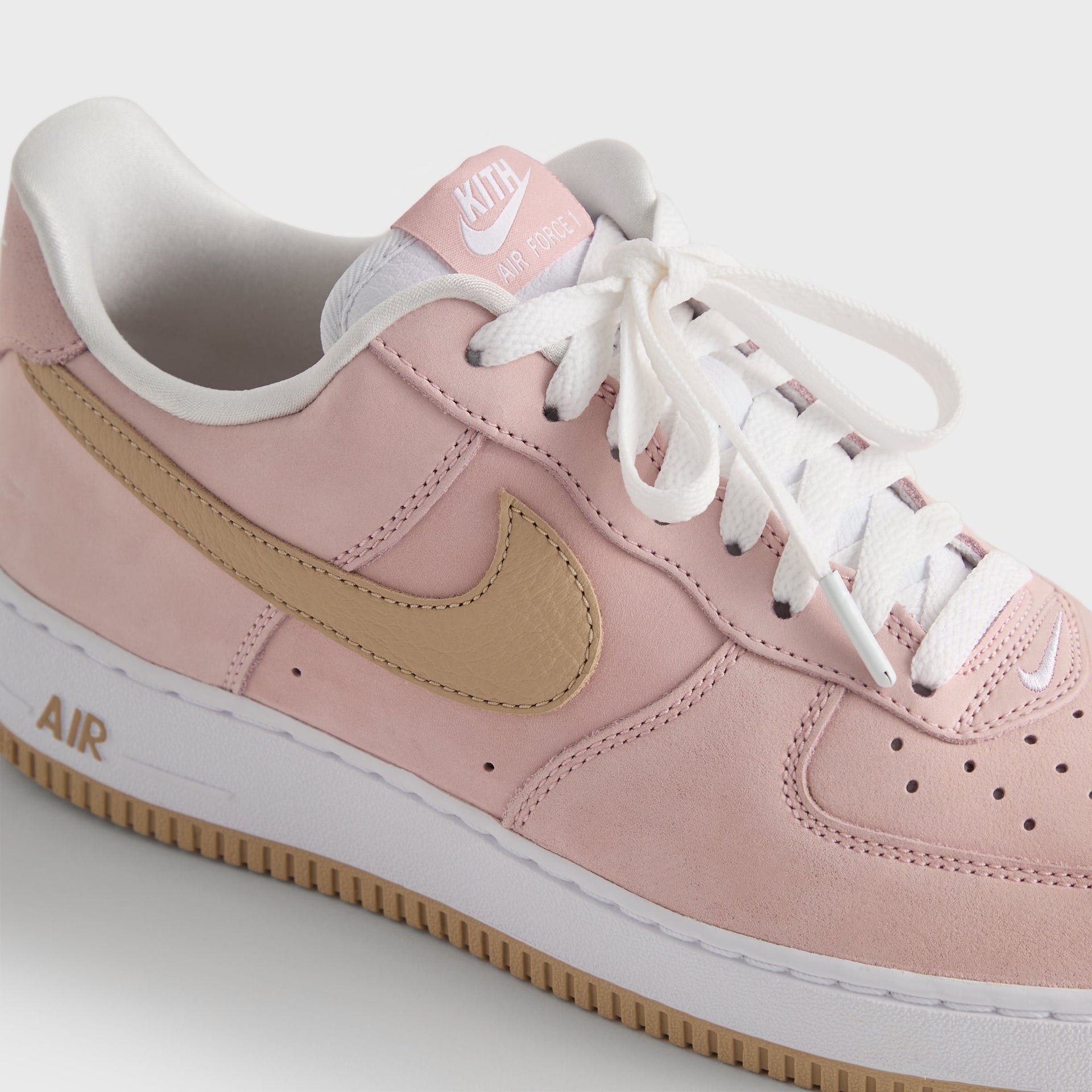MADE-TO-ORDER | Kith for Nike Air Force 1 "Un-Linen" - Linen / Atmosphere / White