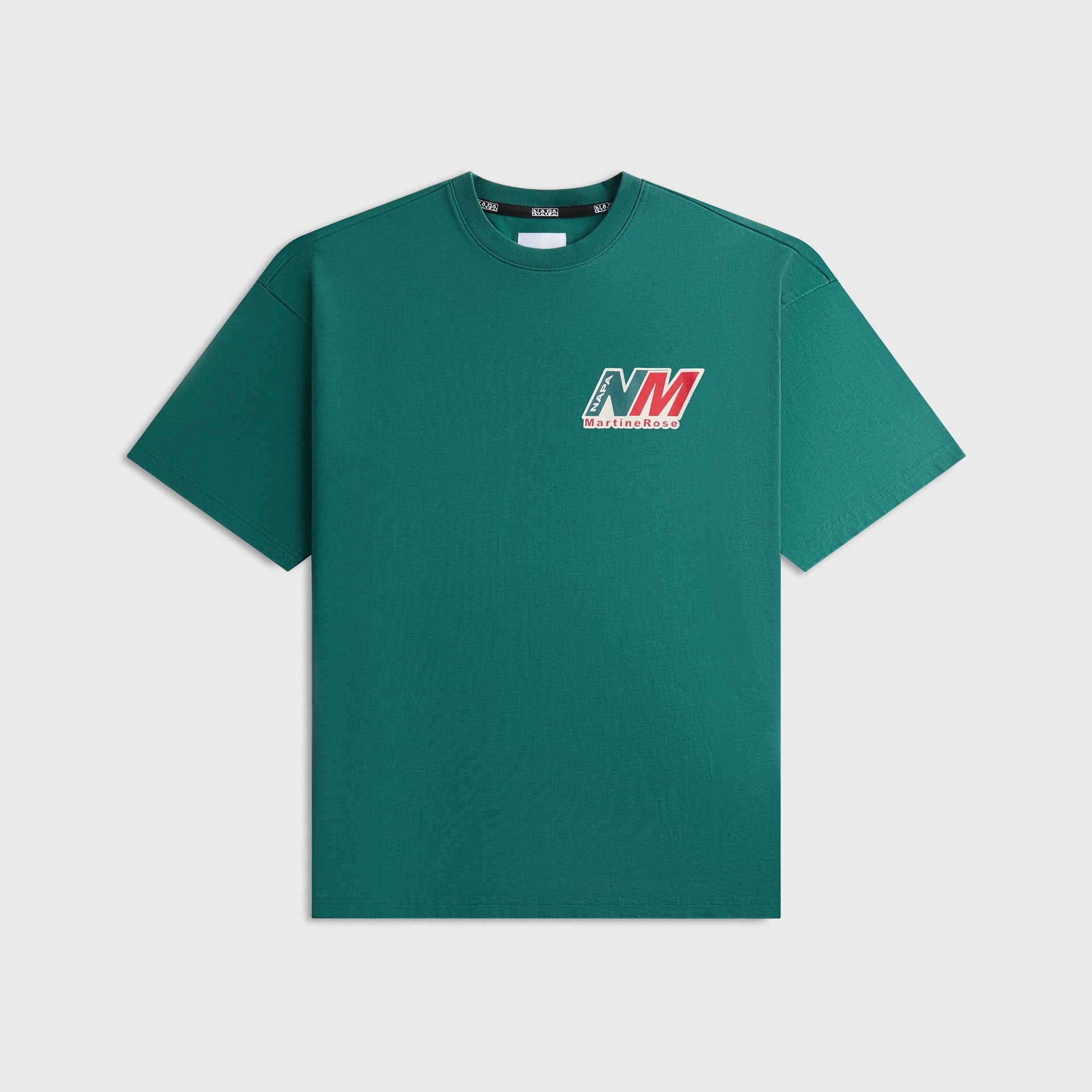 Martine Rose X Napapijri S-Ocelot Rep Short Sleeve Tee - Mediteranea G2A