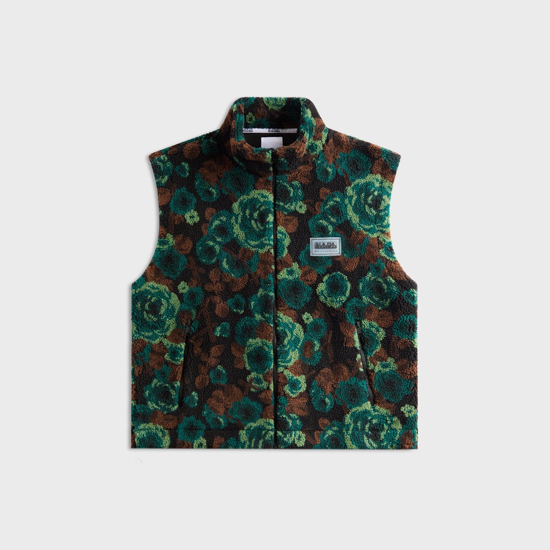 Martine Rose x Napapijri T-Emin Jacquard Rep Vest - Fancy Fub