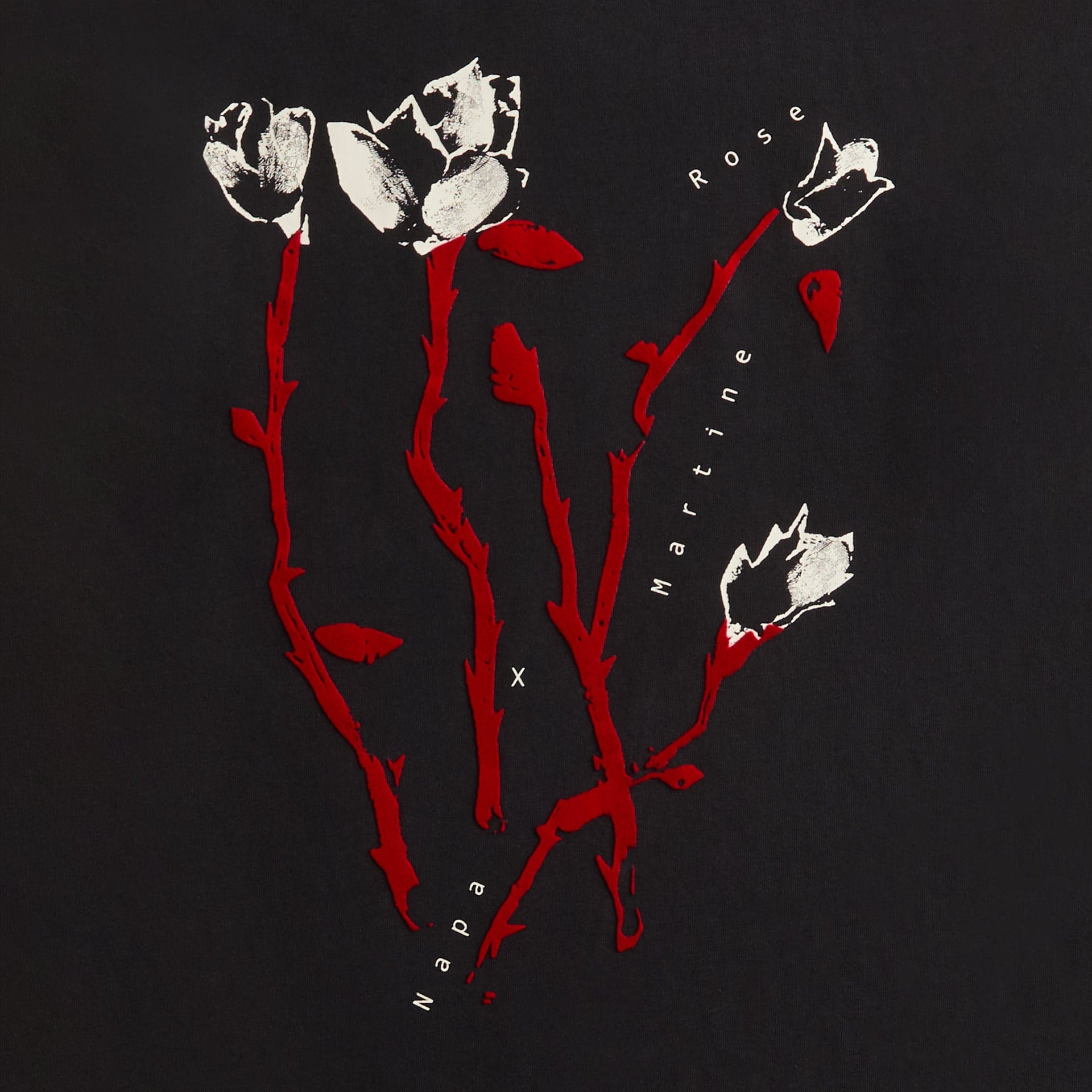 Martine Rose x Napapijri S-Osorno Rep Short Sleeve Tee - Black Beauty