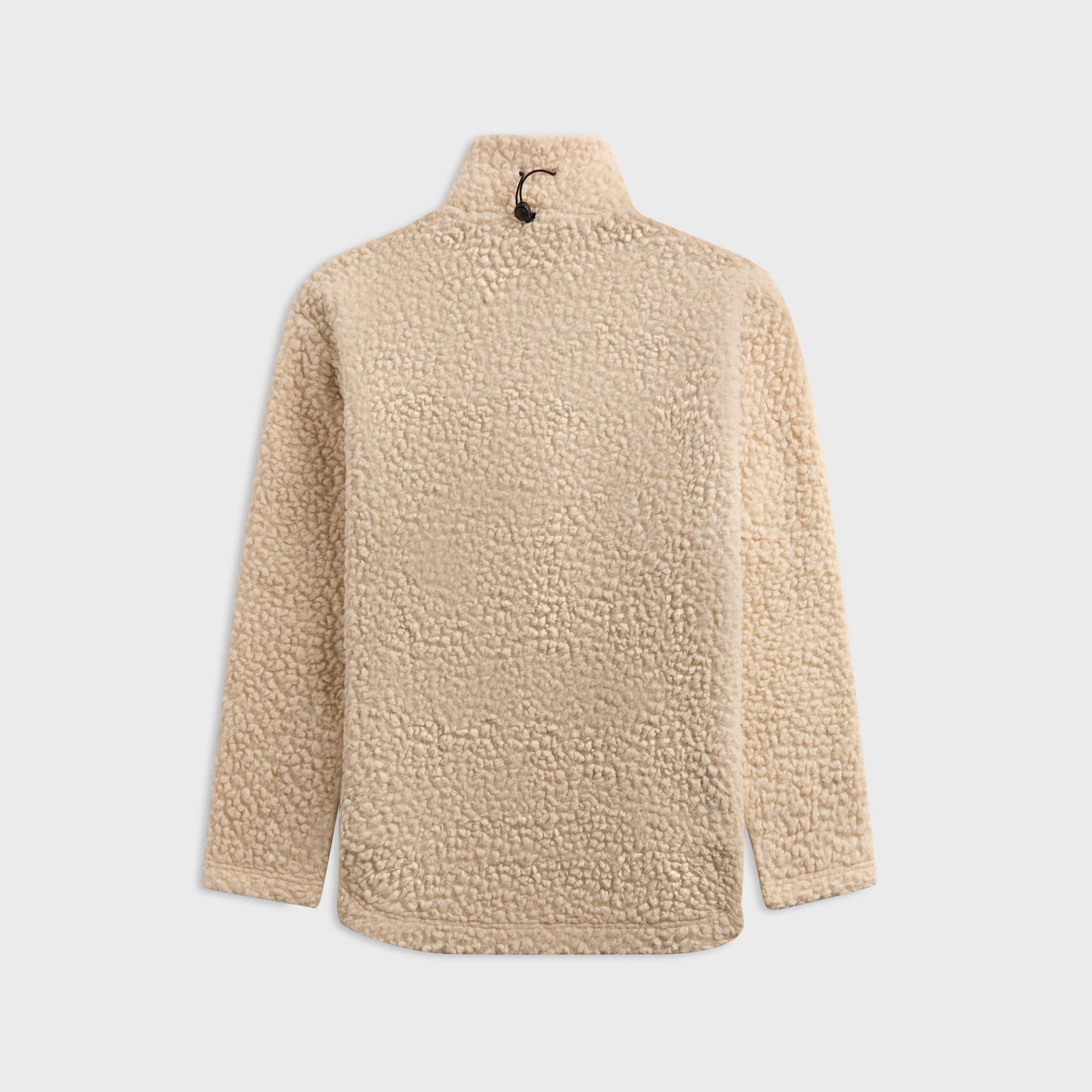 Martine Rose x Napapijri 1/2 Zip Long Sleeve Zip-up Sweater - White Whisper N1A