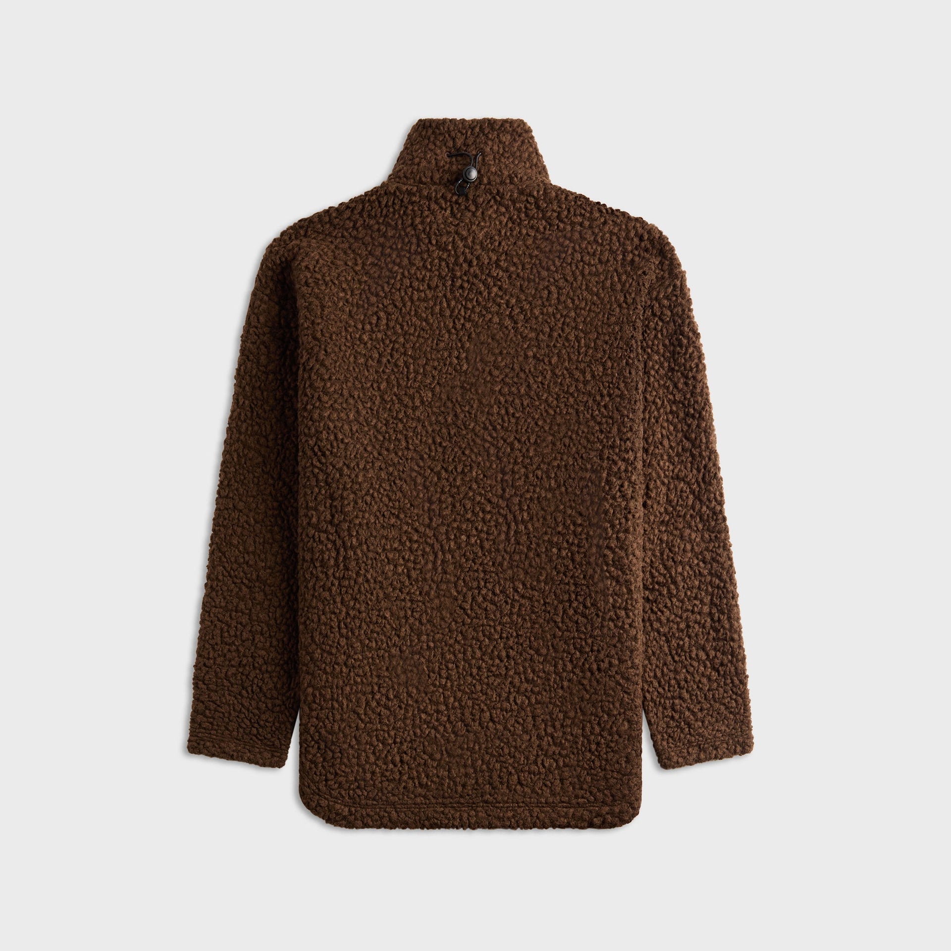 Martine Rose x Napapijri 1/2 Zip Long Sleeve Zip-Up Sweater - Shaved Choc Wt1