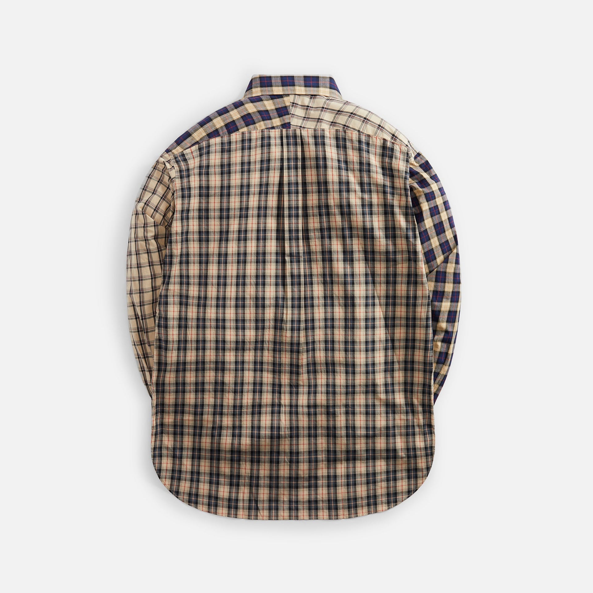 Needles B.D. EDW Shirt - Cotton Plaid Cloth / Crazy Khaki