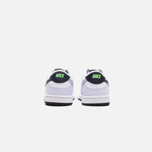 Nike TD Dunk Low - White / Black / Football Grey / Green