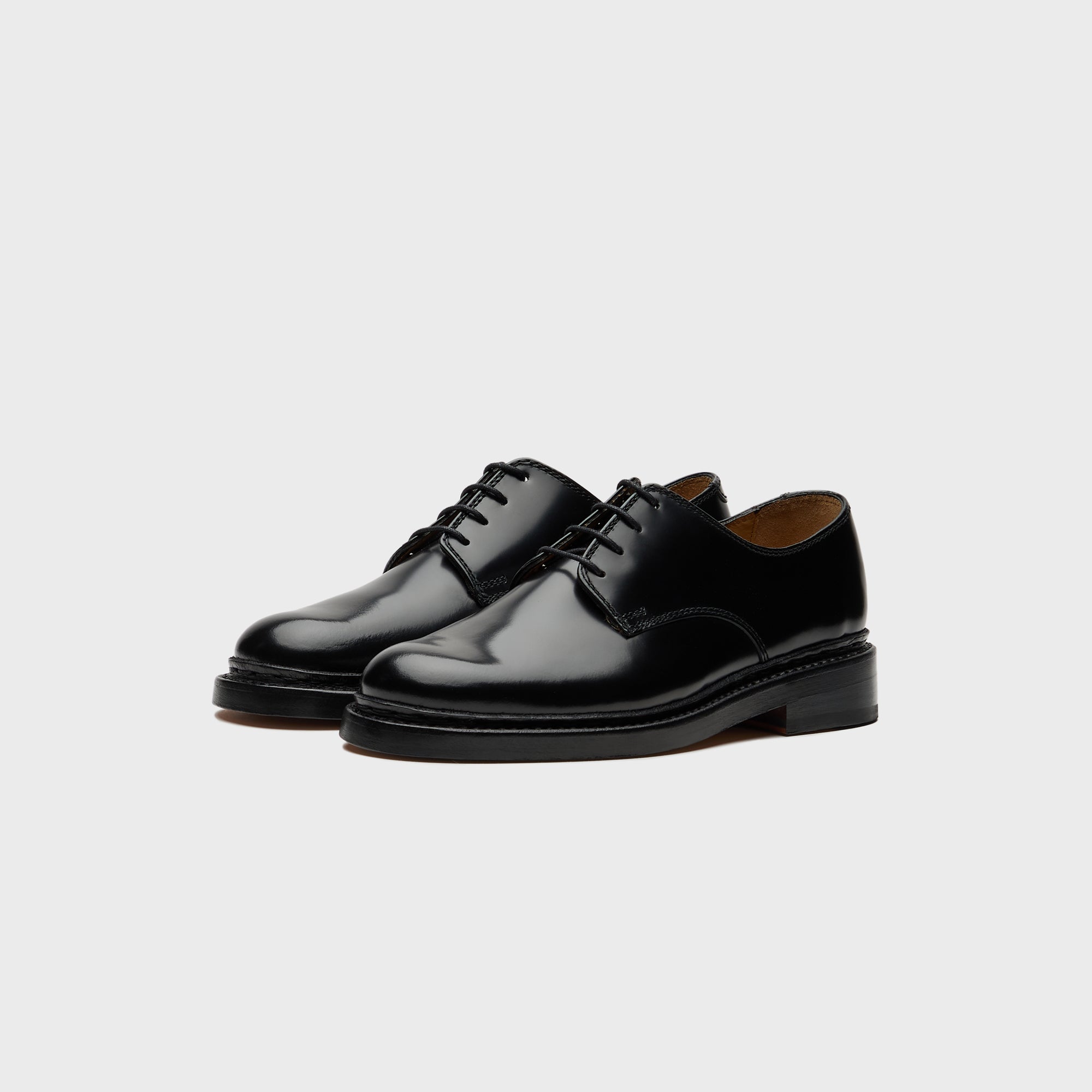 Our Legacy Uniform Parade Derby - Black Leather – Kith Europe