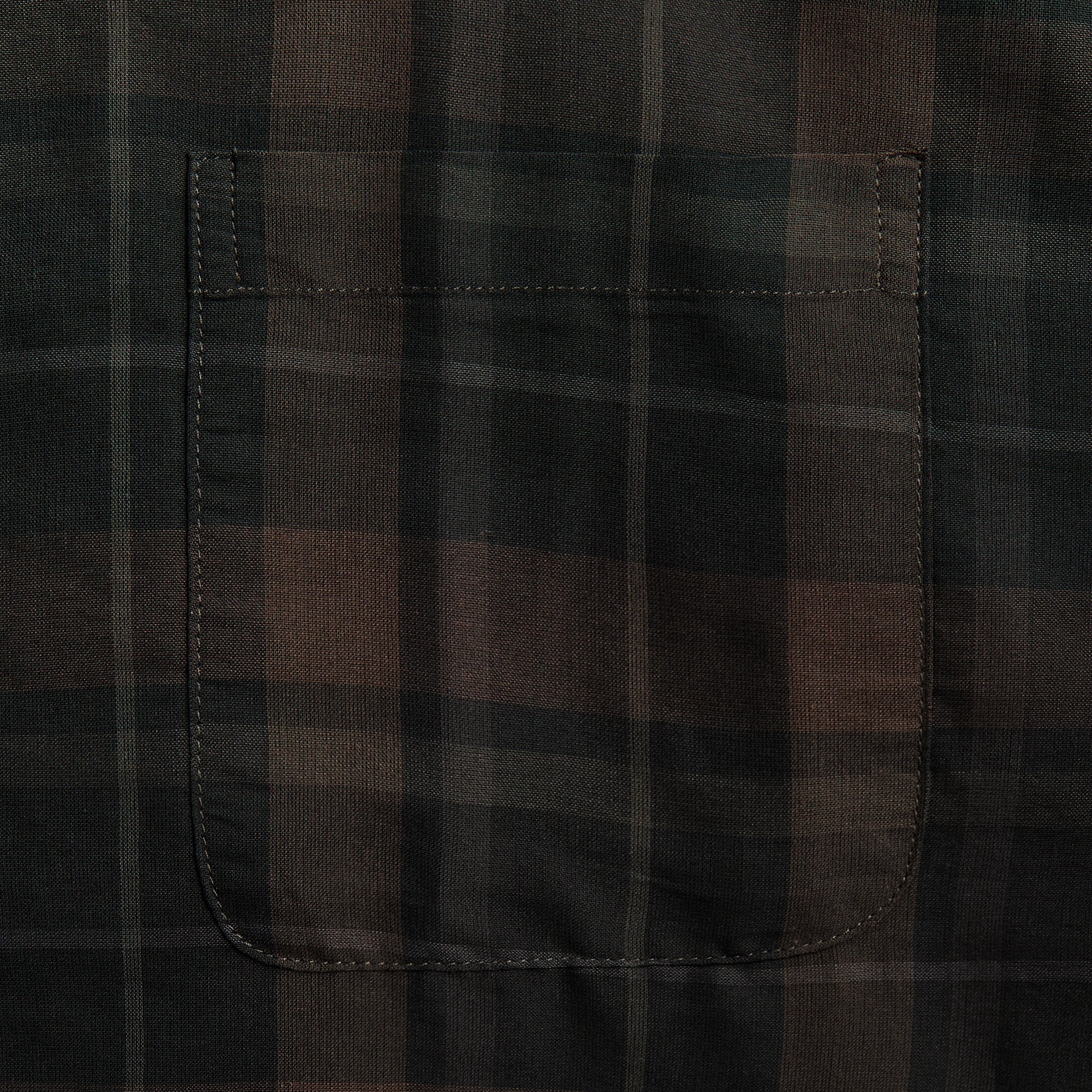 Our Legacy Borrowed Shirt - Black Sheer Shadow Check – Kith