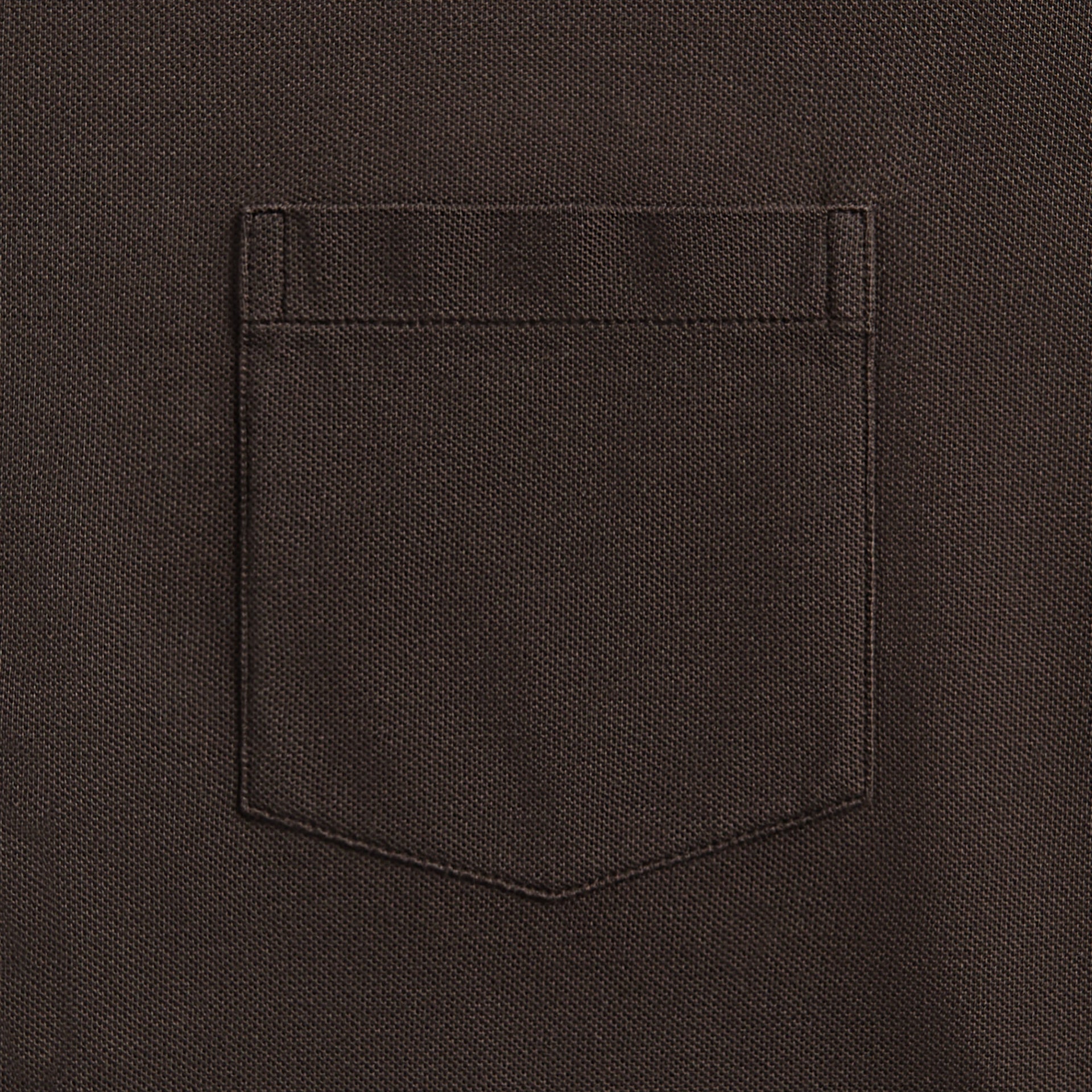 Our Legacy Analog Shirt - Deep Brown Super Mall Piquet