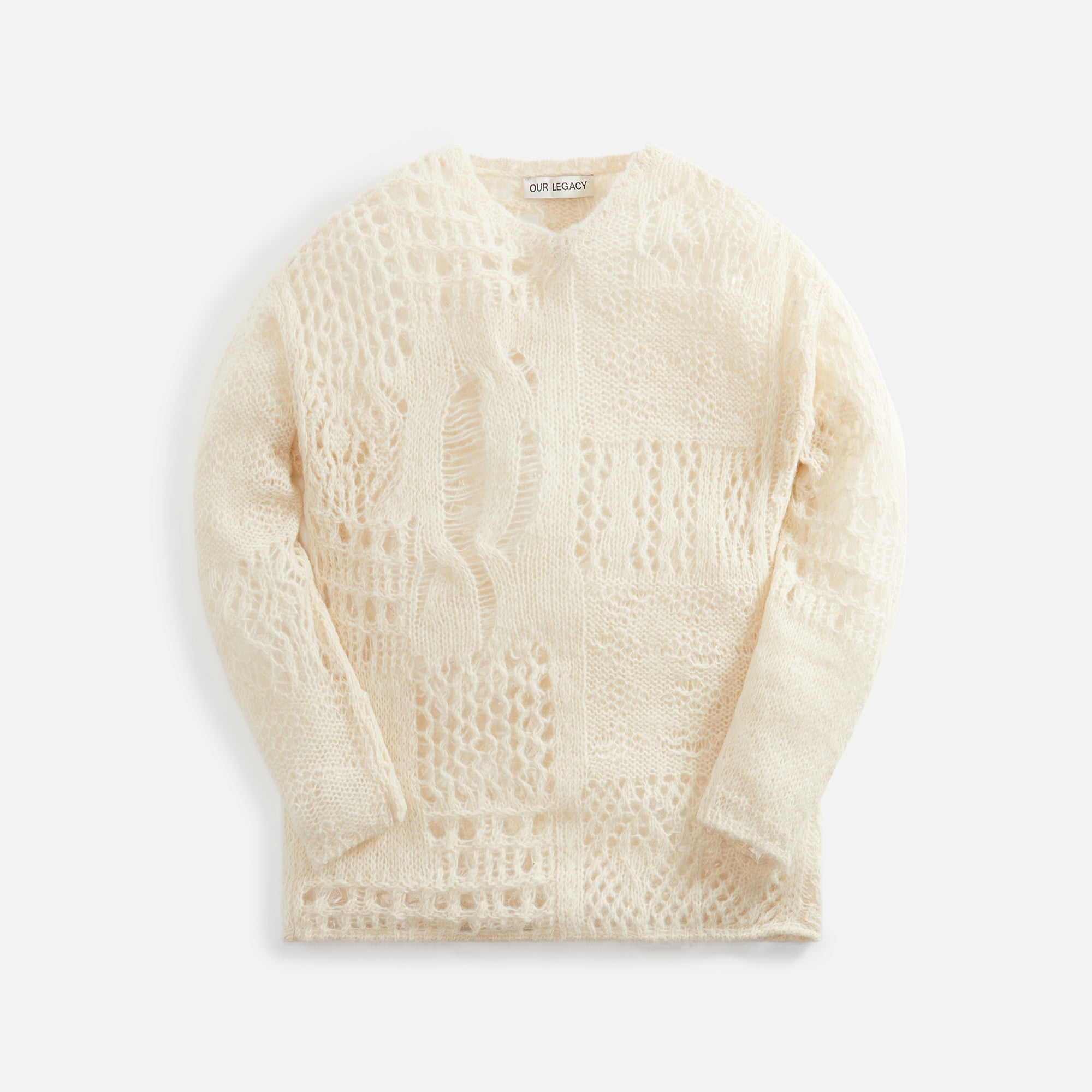 Our Legacy V-Neck Crochet - Bone Airy Alpaca – Kith Europe