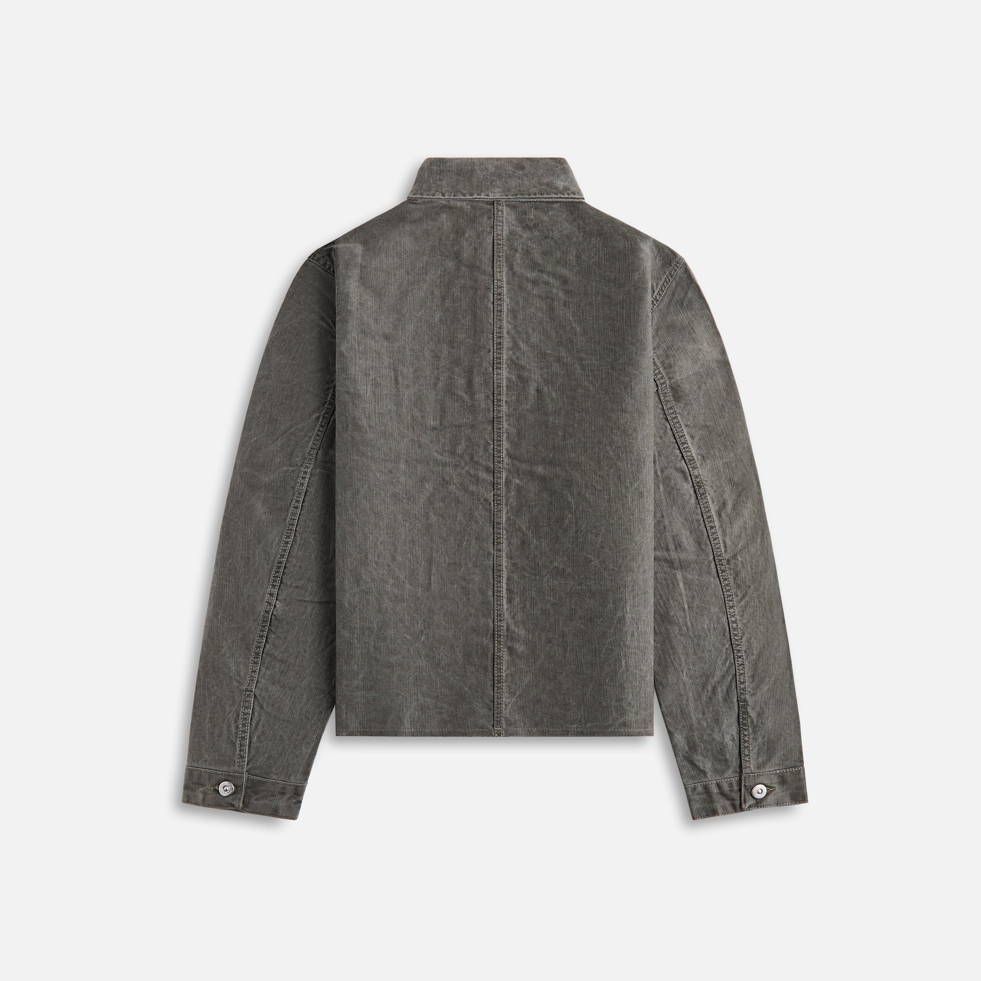 Our Legacy Cut Rebirth Jacket Olive Pigment Coated Weave Jacket
