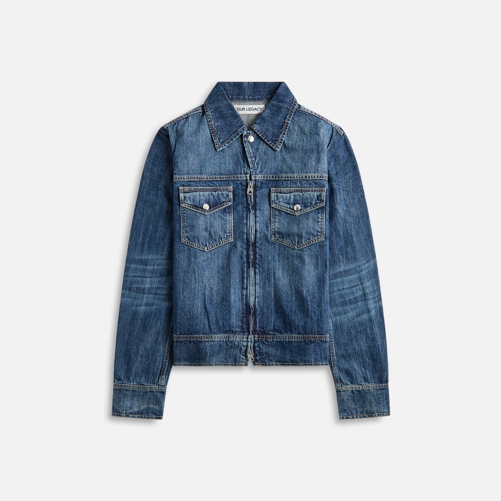 Our Legacy Trucker Jacket Vintage Denim - Blue