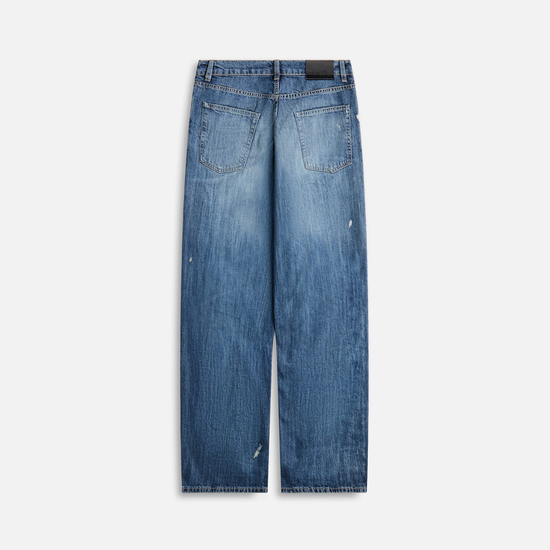 Our Legacy Vast Cut Vintage Rubber Repair Denim Jeans - Blue