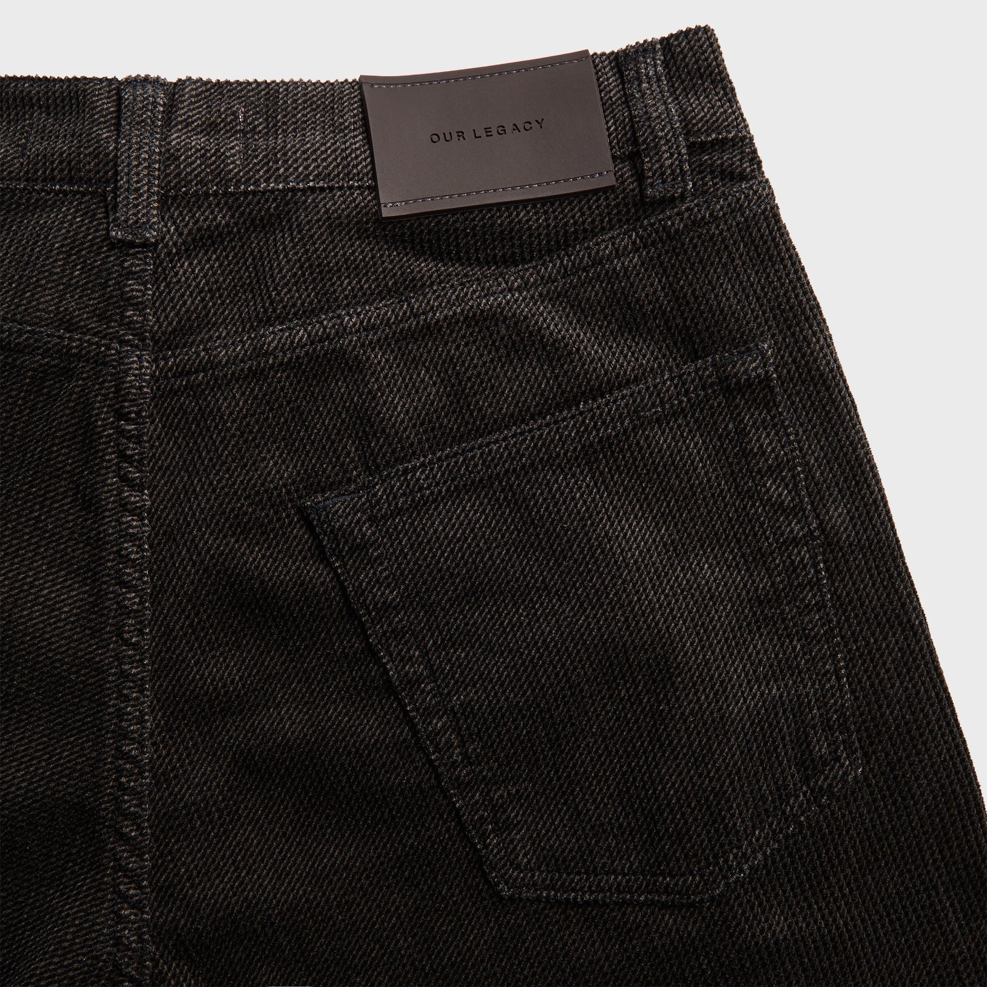 Our Legacy Vast Cut Denim - Dark Brown Twill Cord
