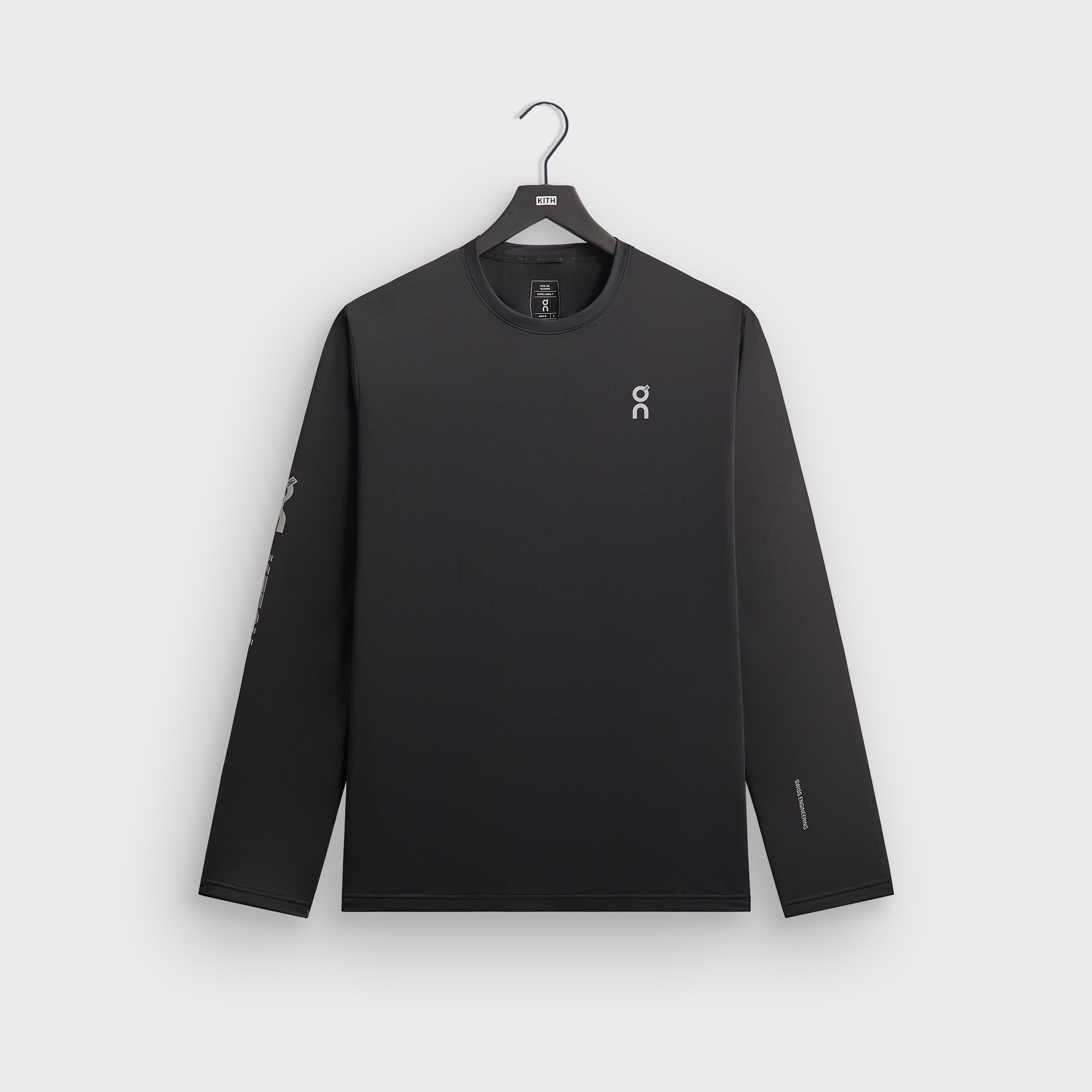 Kith for On Core Long Sleeve Tee - Black – Kith Europe