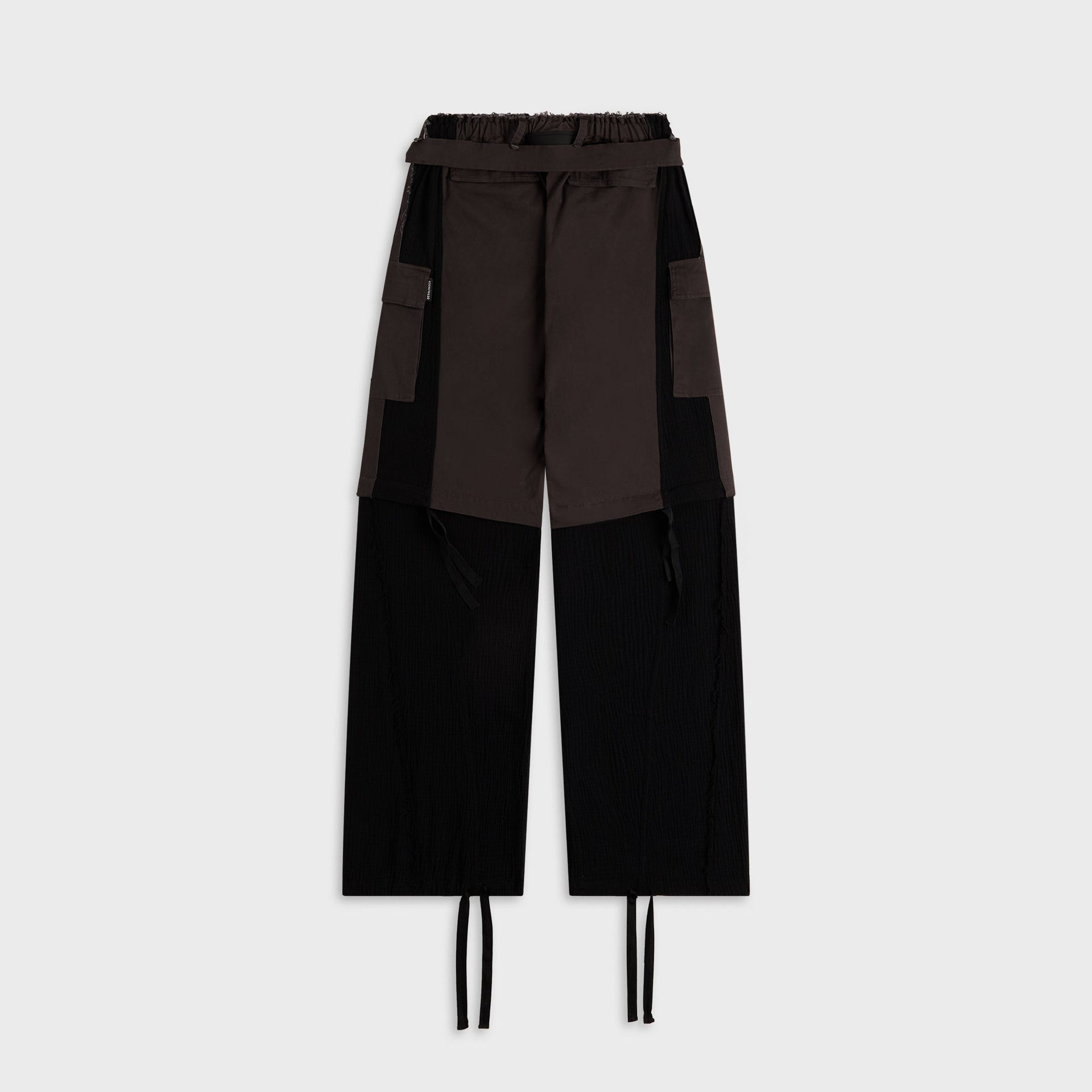 Ottolinger Baggy Cargo Pant - Black / Grey