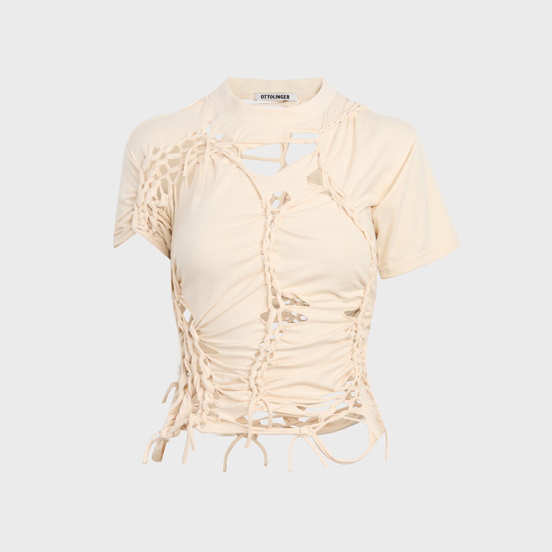 Ottolinger Otto Braided Tee - Cream