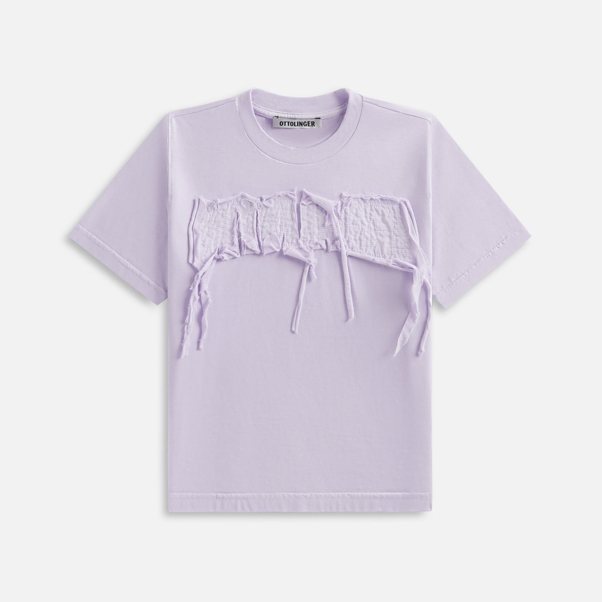 Ottolinger Distressed Otto Fitted Tee - Lilac