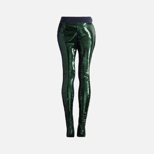 Ottolinger Deconstructed Sequin Pants - Green