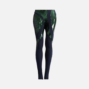 Ottolinger Deconstructed Sequin Pants - Green