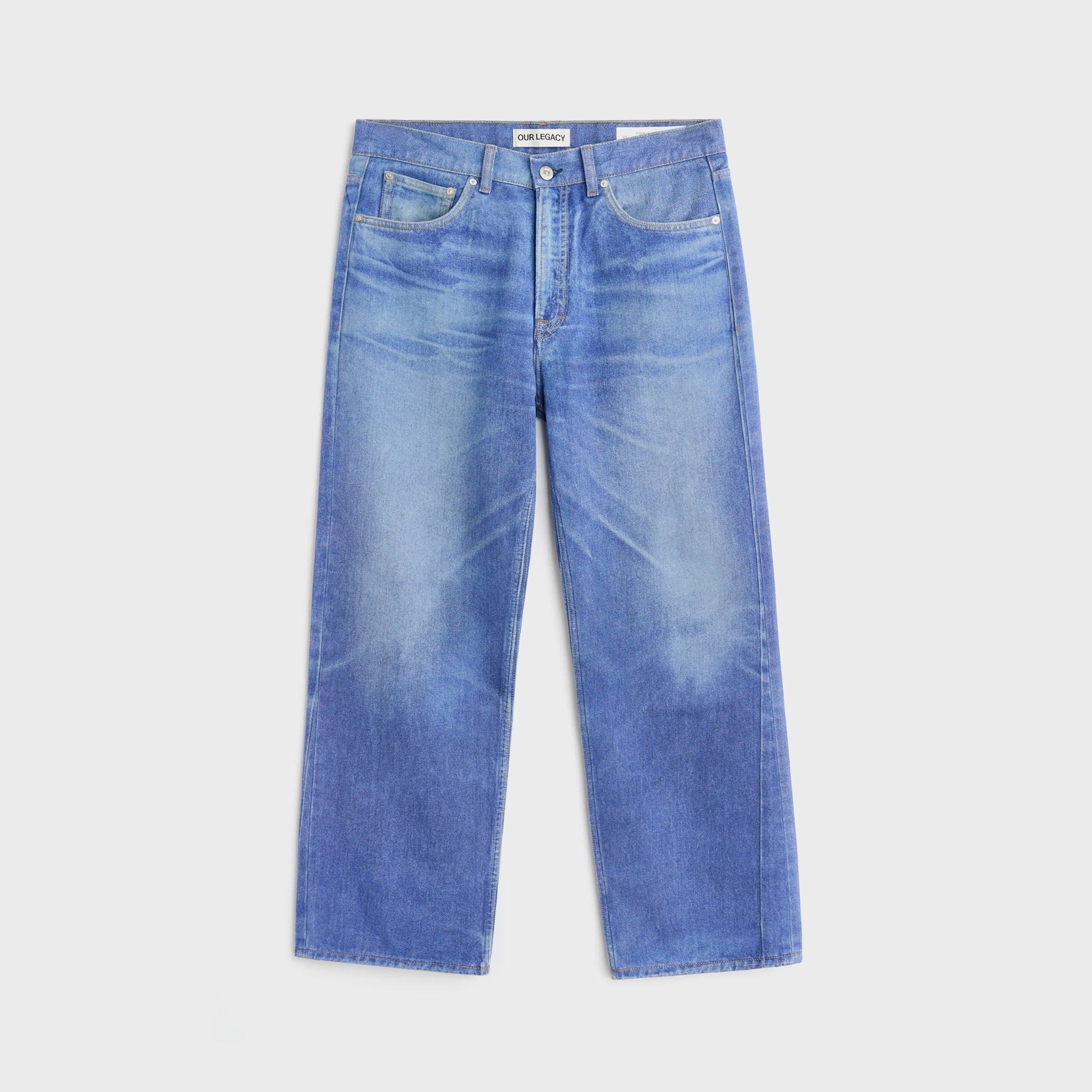 Our Legacy Third Cut Jeans - Digital Blue Aurora Print